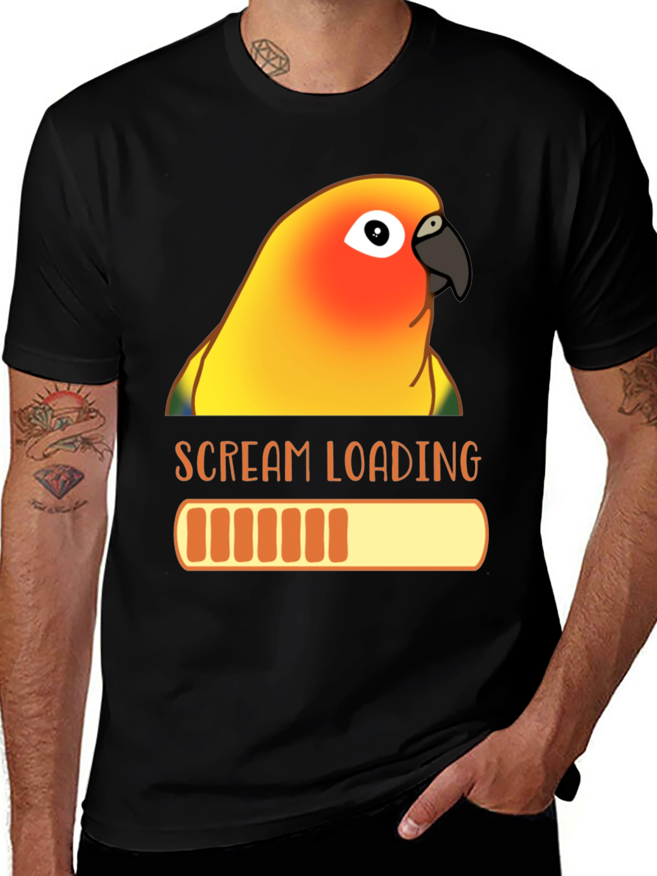 Variant 15 of Scream Loading Parrot T-Shirt