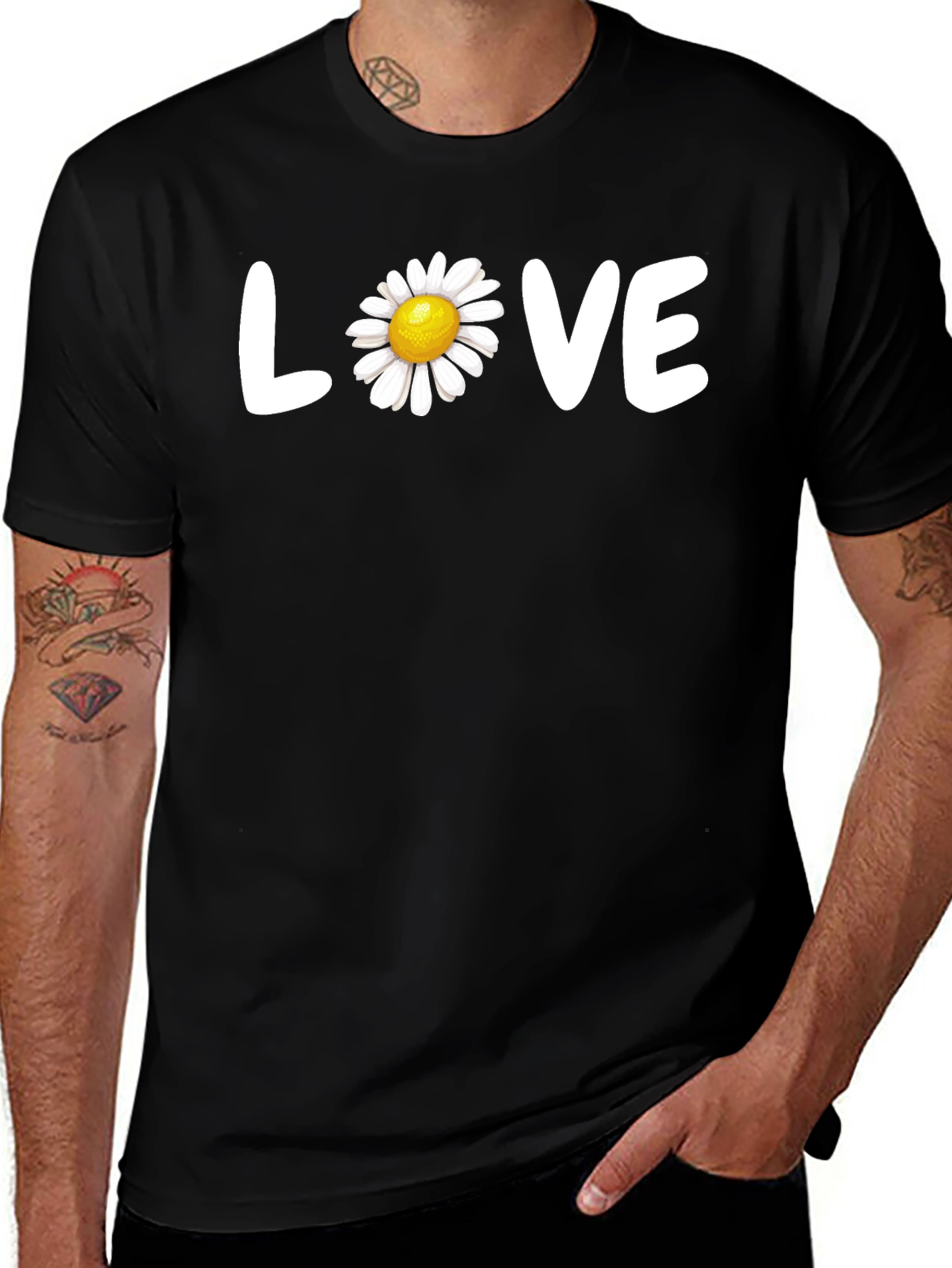 Variant 14 of Daisy LOVE Graphic Tee - Stylish Comfort