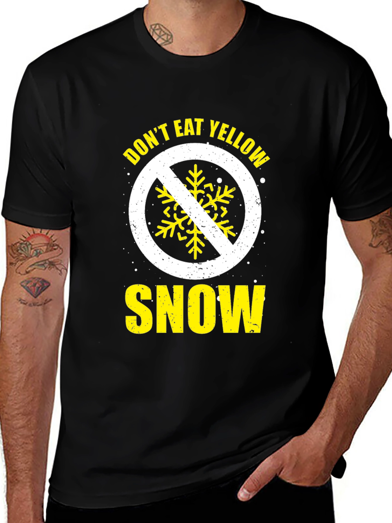 Variant 3 of Don't Eat Yellow Snow Graphic T-Shirt