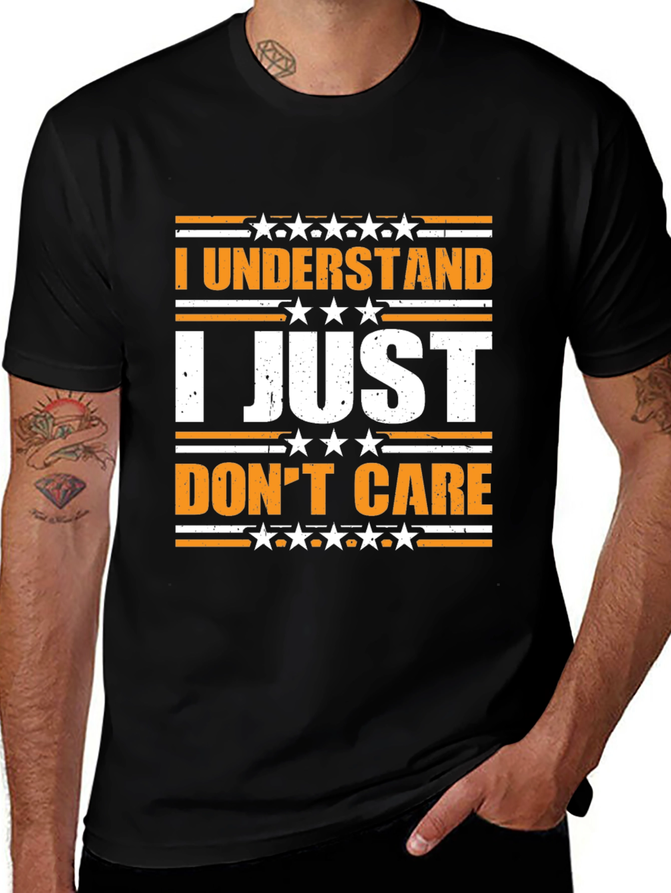 Variant 29 of I Understand I Just Don't Care Graphic T-Shirt