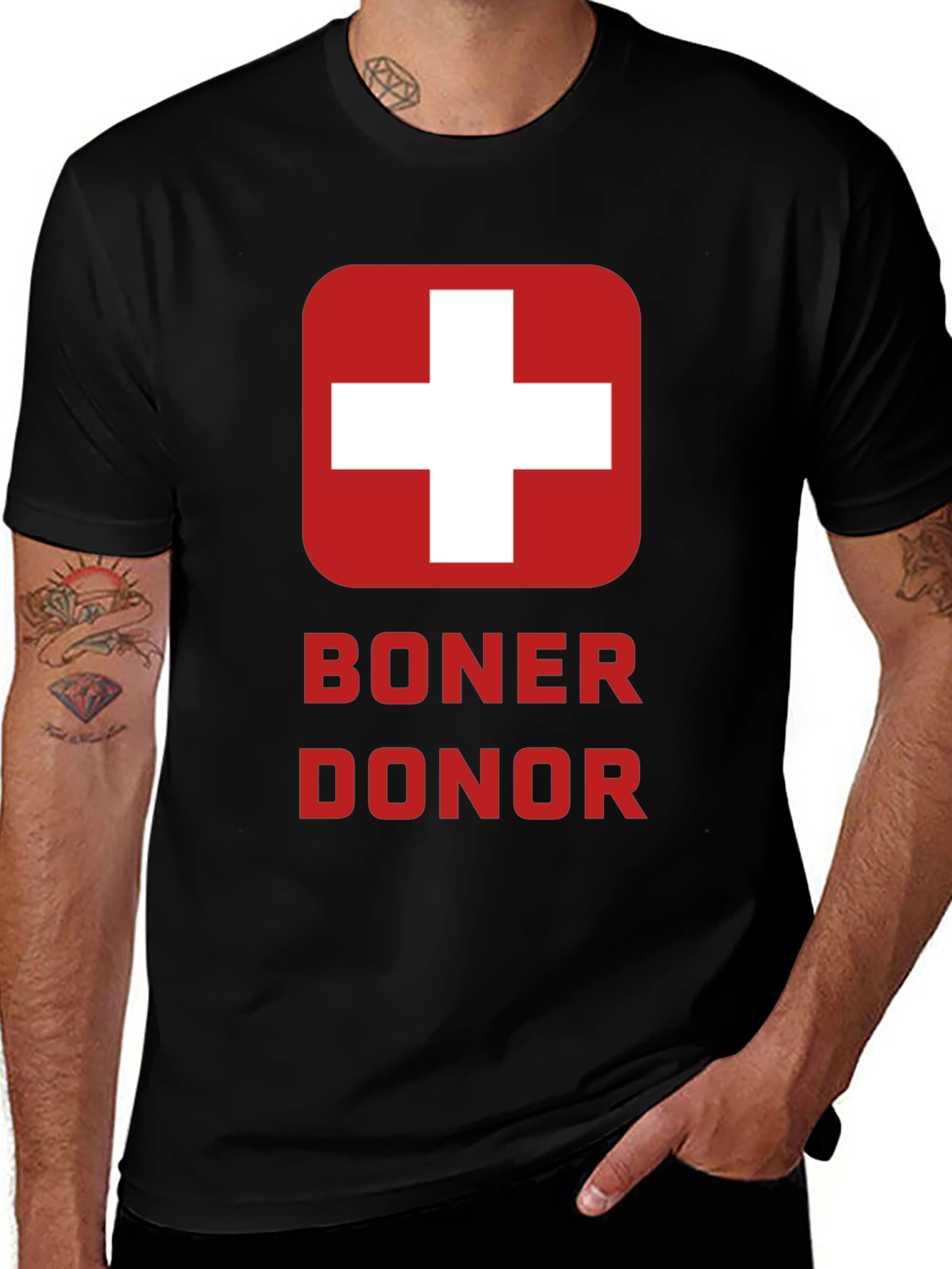 Variant 21 of Boner Donor T-Shirt - Funny Graphic Tee