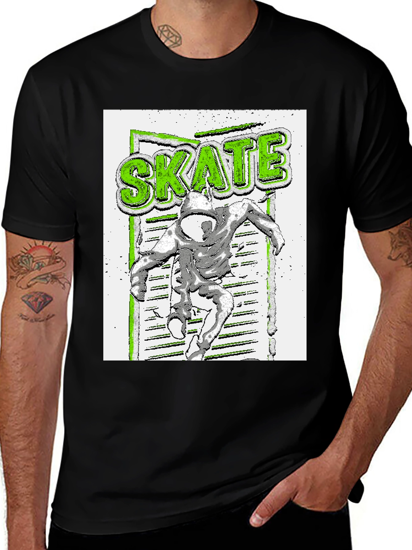 Variant 30 of Skate Graphic T-Shirt - Cool Streetwear Style