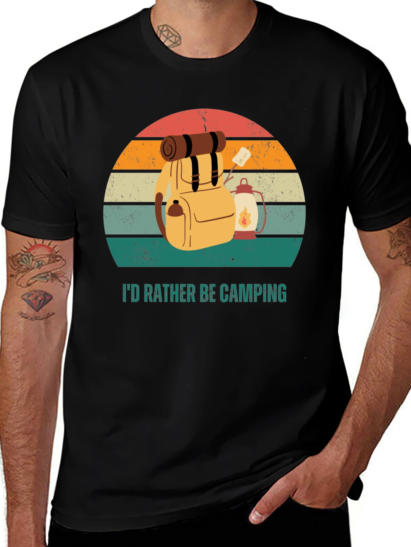 Variant 5 of Camping Graphic T-Shirt