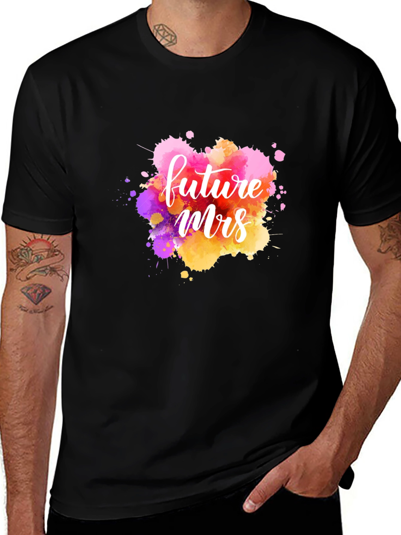 Future Mrs. Graphic Tee - Black T-Shirt