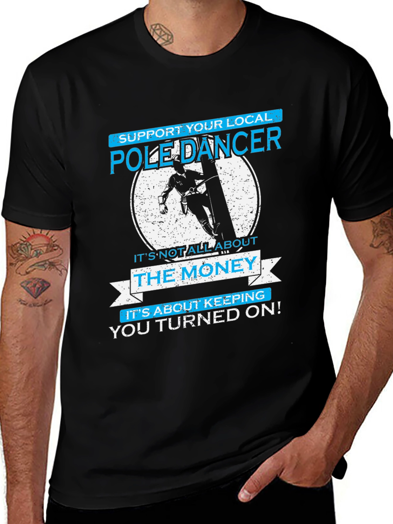 Variant 8 of Pole Dancer T-Shirt - Funny Graphic Tee