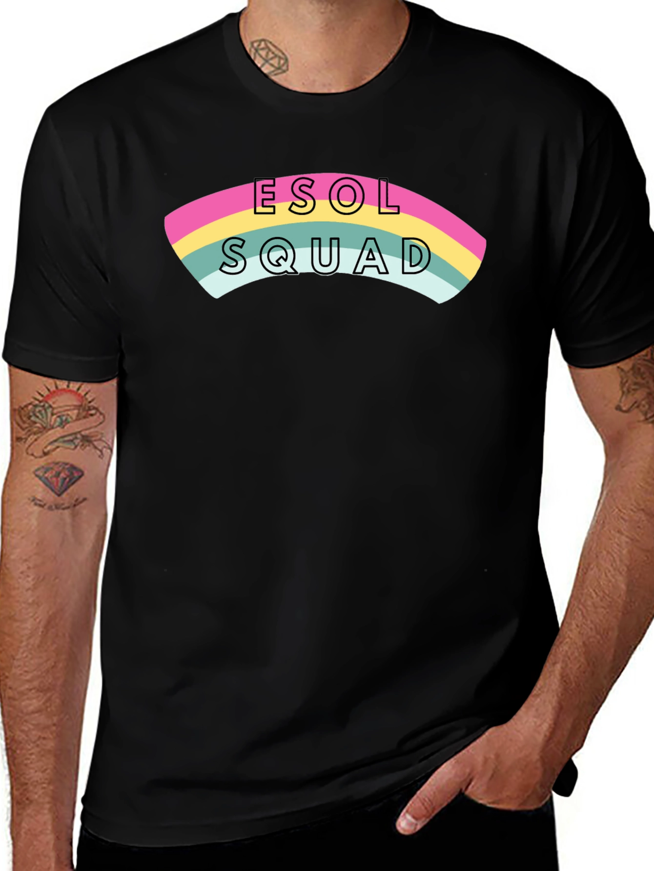 ESOL Squad Rainbow T-Shirt