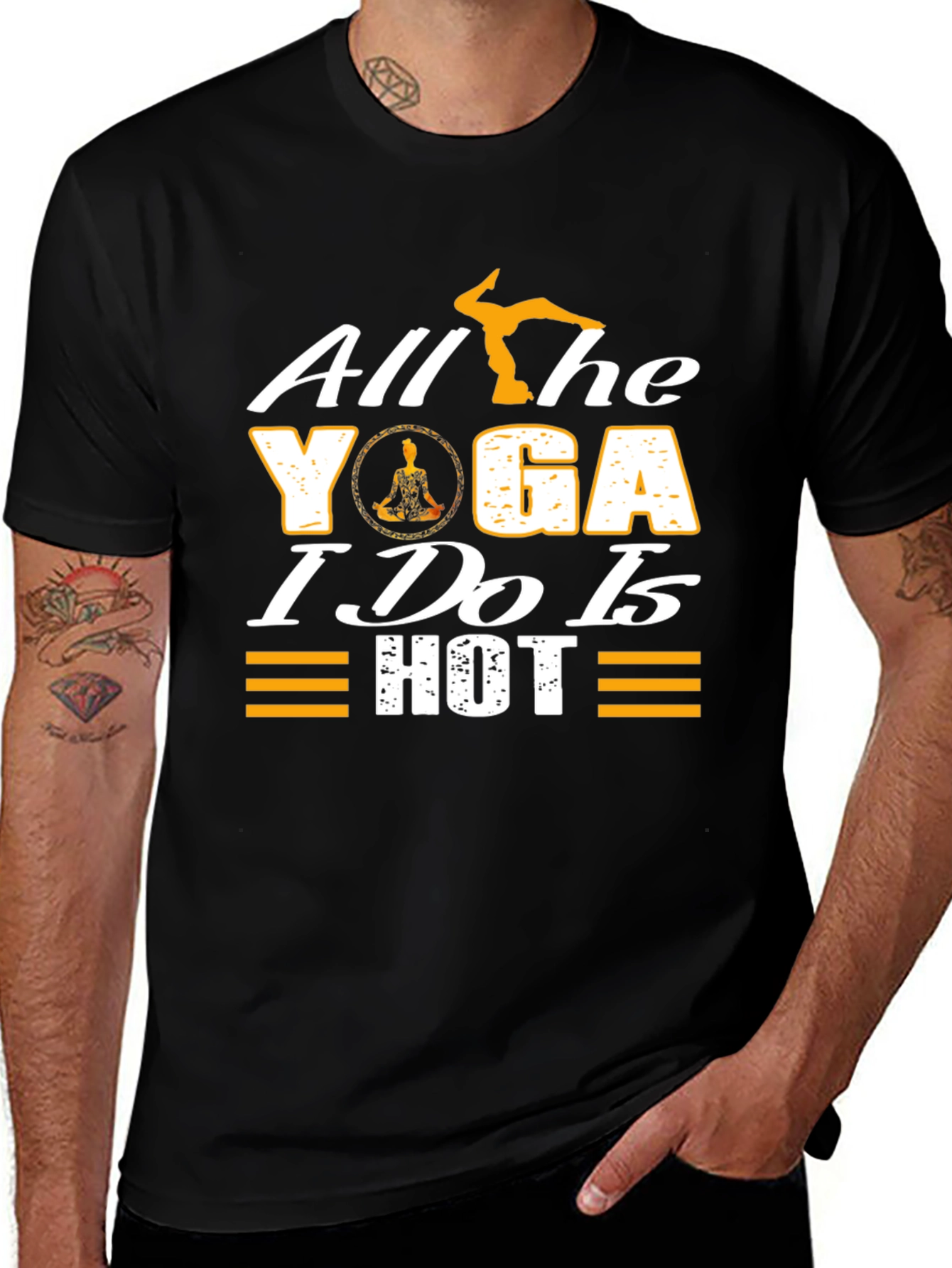 Variant 19 of All the Yoga I Do is Hot T-Shirt