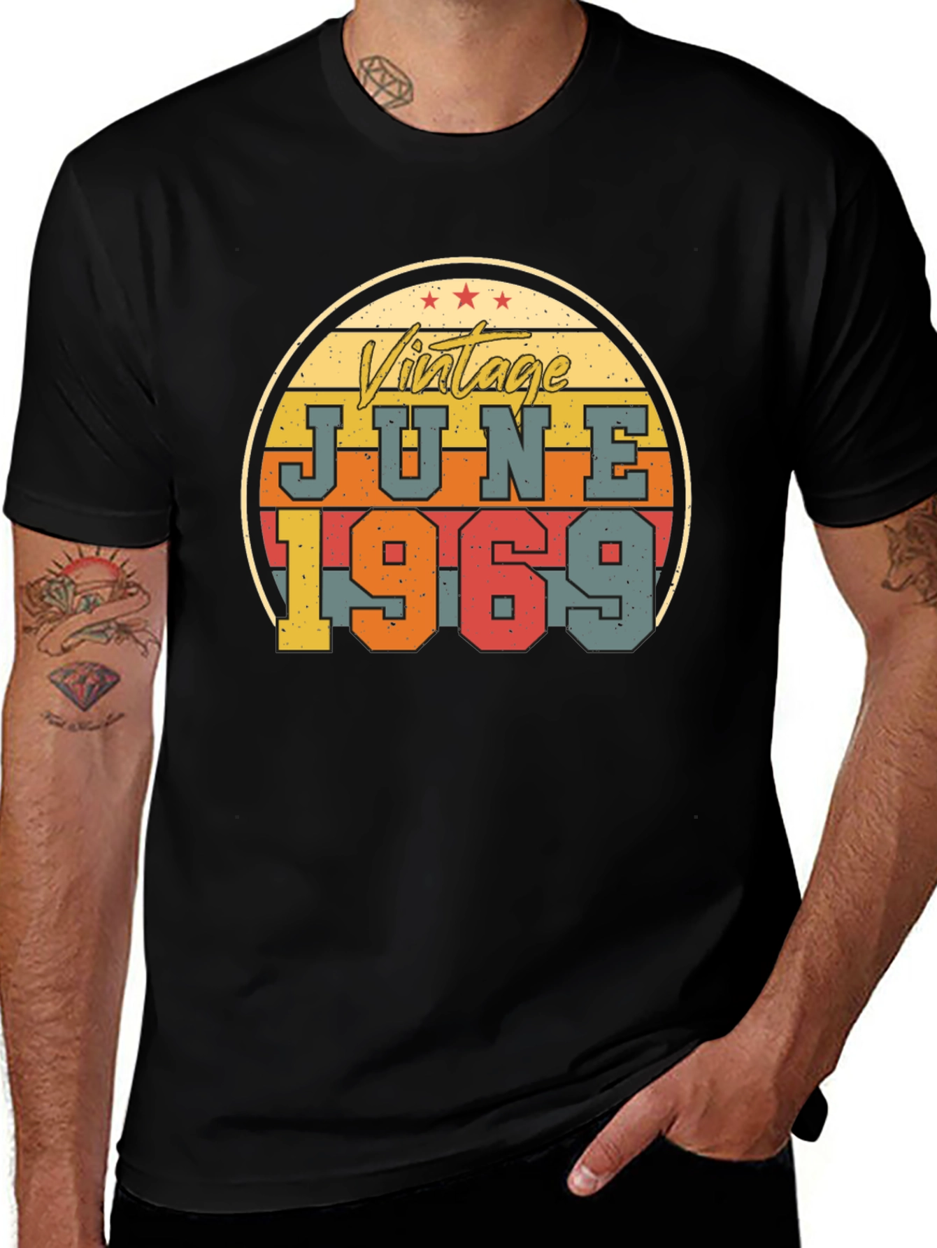Variant 25 of Vintage June 1969 T-Shirt - Retro Birthday Gift