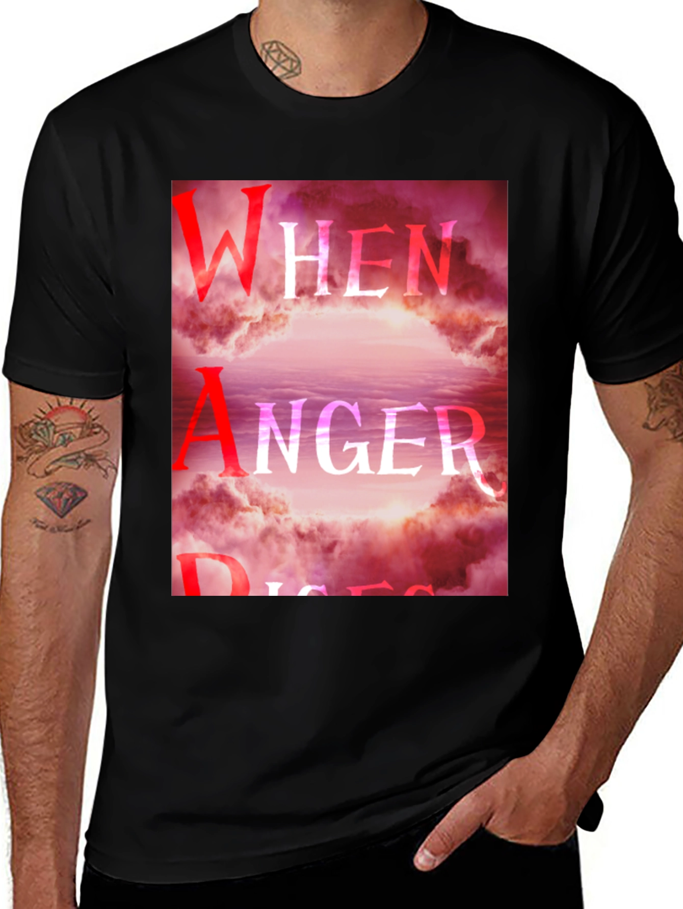 Variant 27 of When Anger Rises Graphic Tee