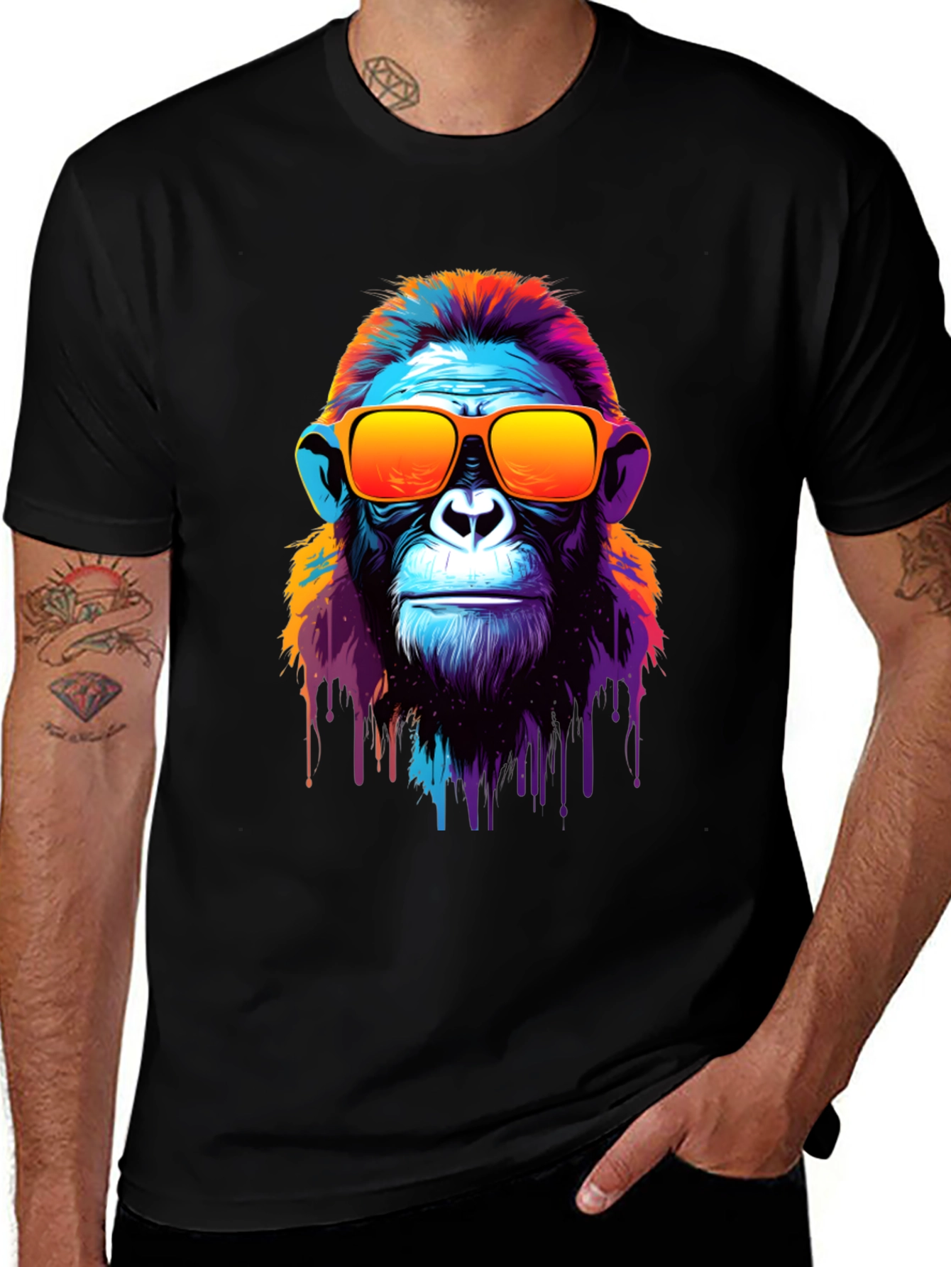 Variant 27 of Cool Monkey Graphic Tee
