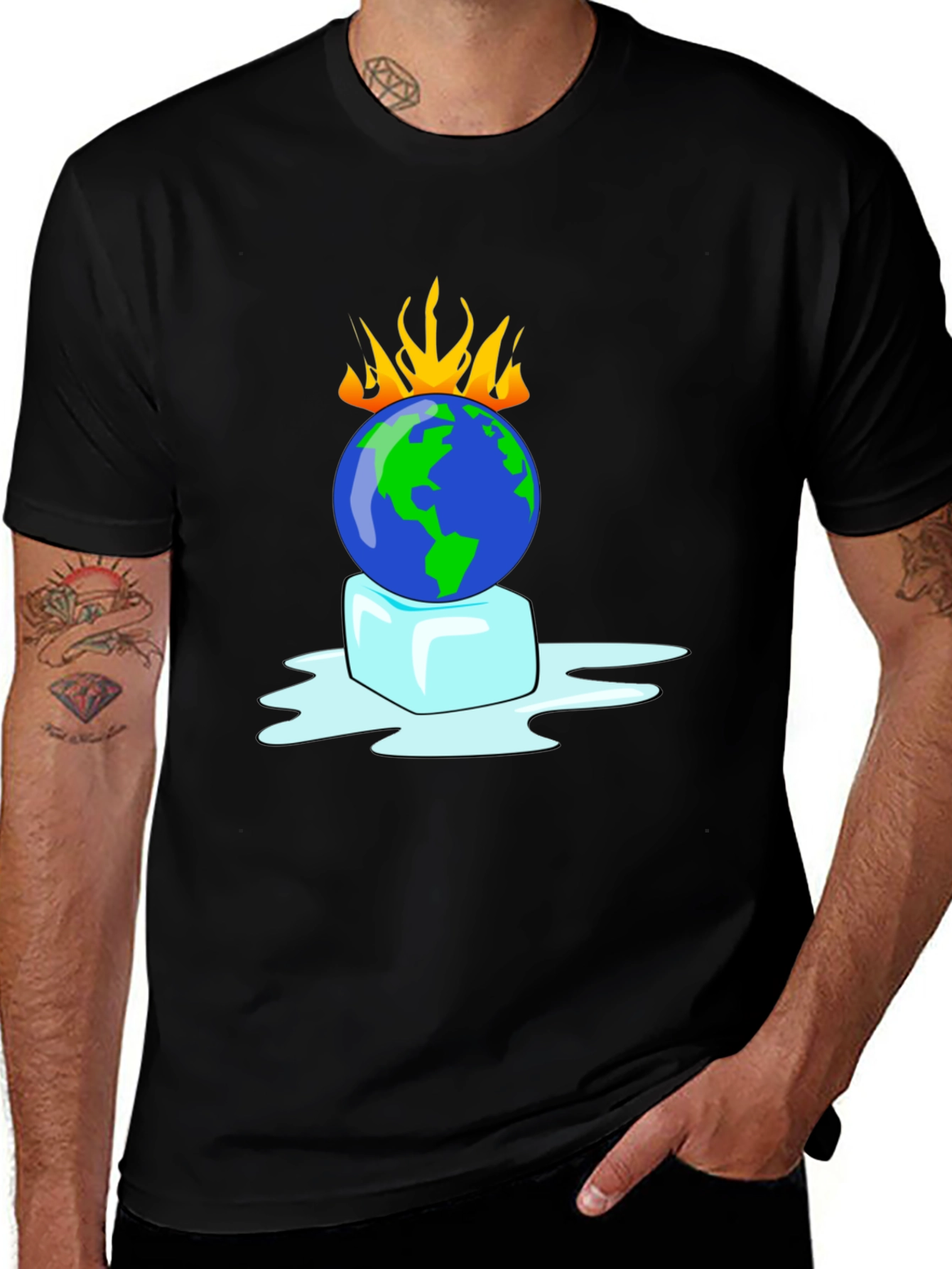 Variant 8 of Global Warming Awareness Graphic T-Shirt