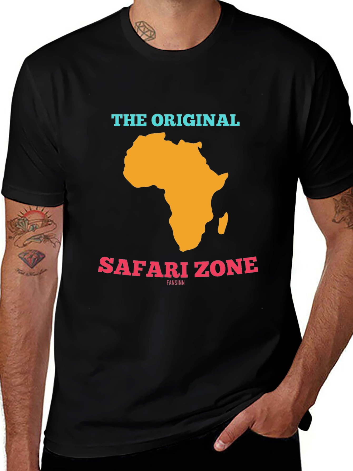Safari Zone T-Shirt - Africa Map Tee