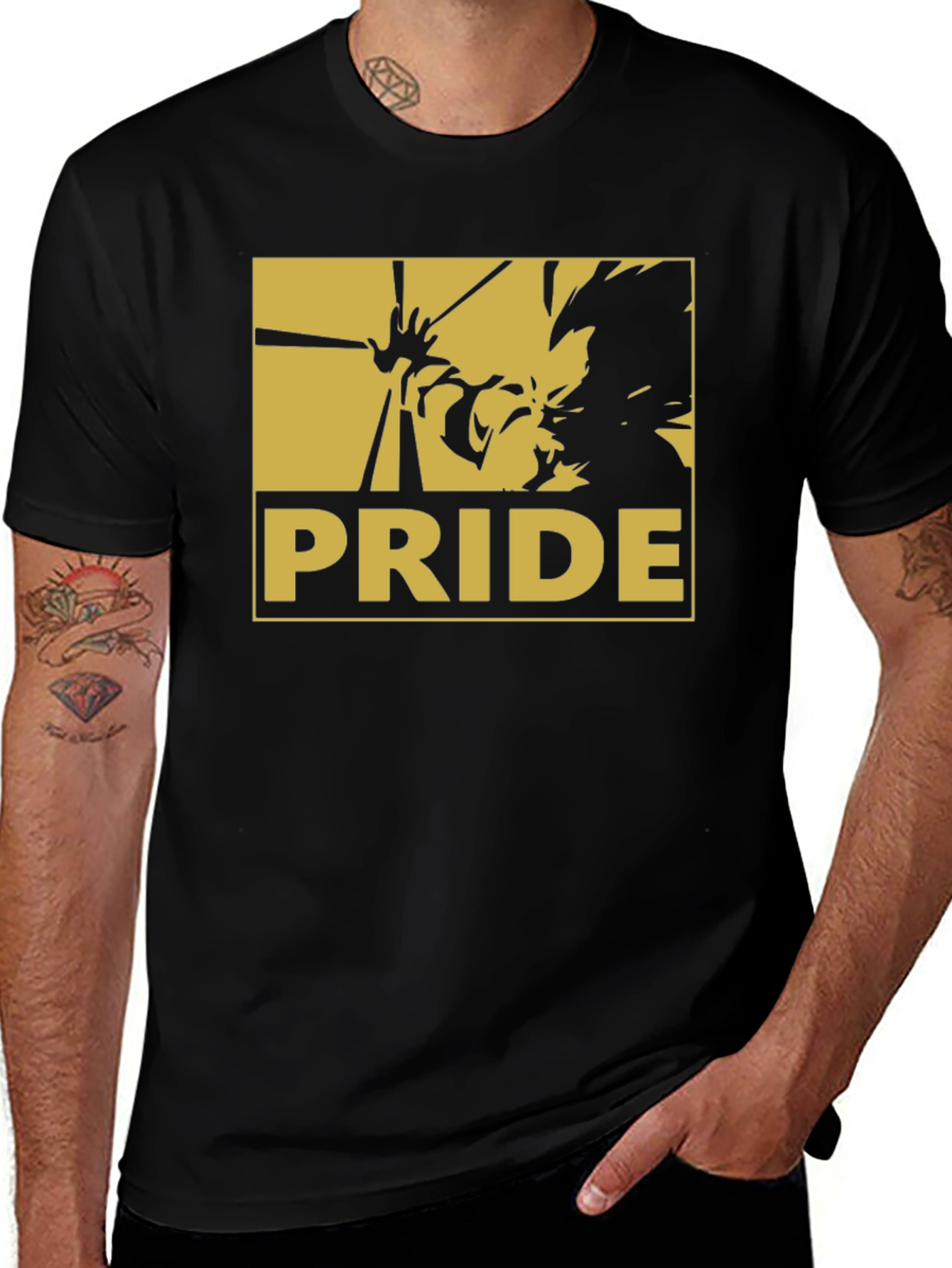 Variant 10 of Pride Graphic T-Shirt - Black
