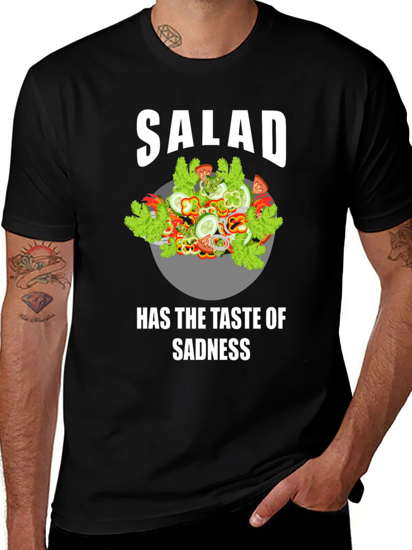 Variant 13 of Salad Taste of Sadness Graphic Tee