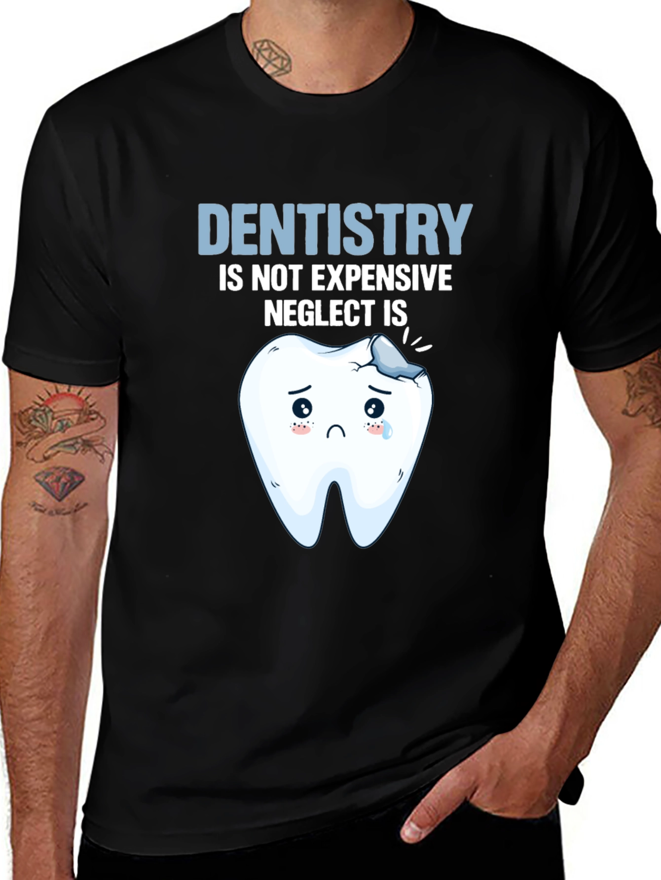 Dentistry Humor T-Shirt - Neglect is Expensive