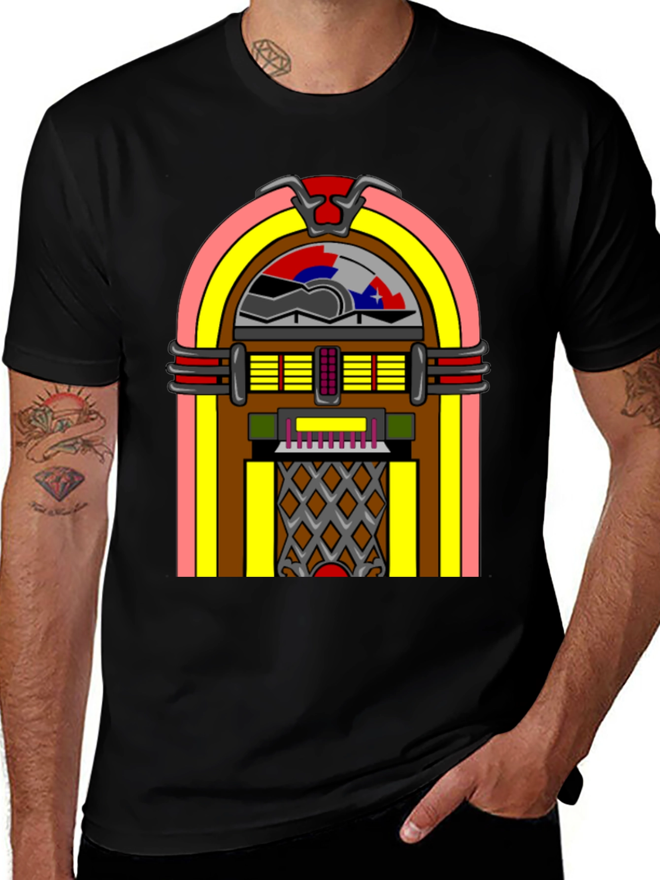 Variant 30 of Retro Jukebox Graphic Tee - Vintage Music Style