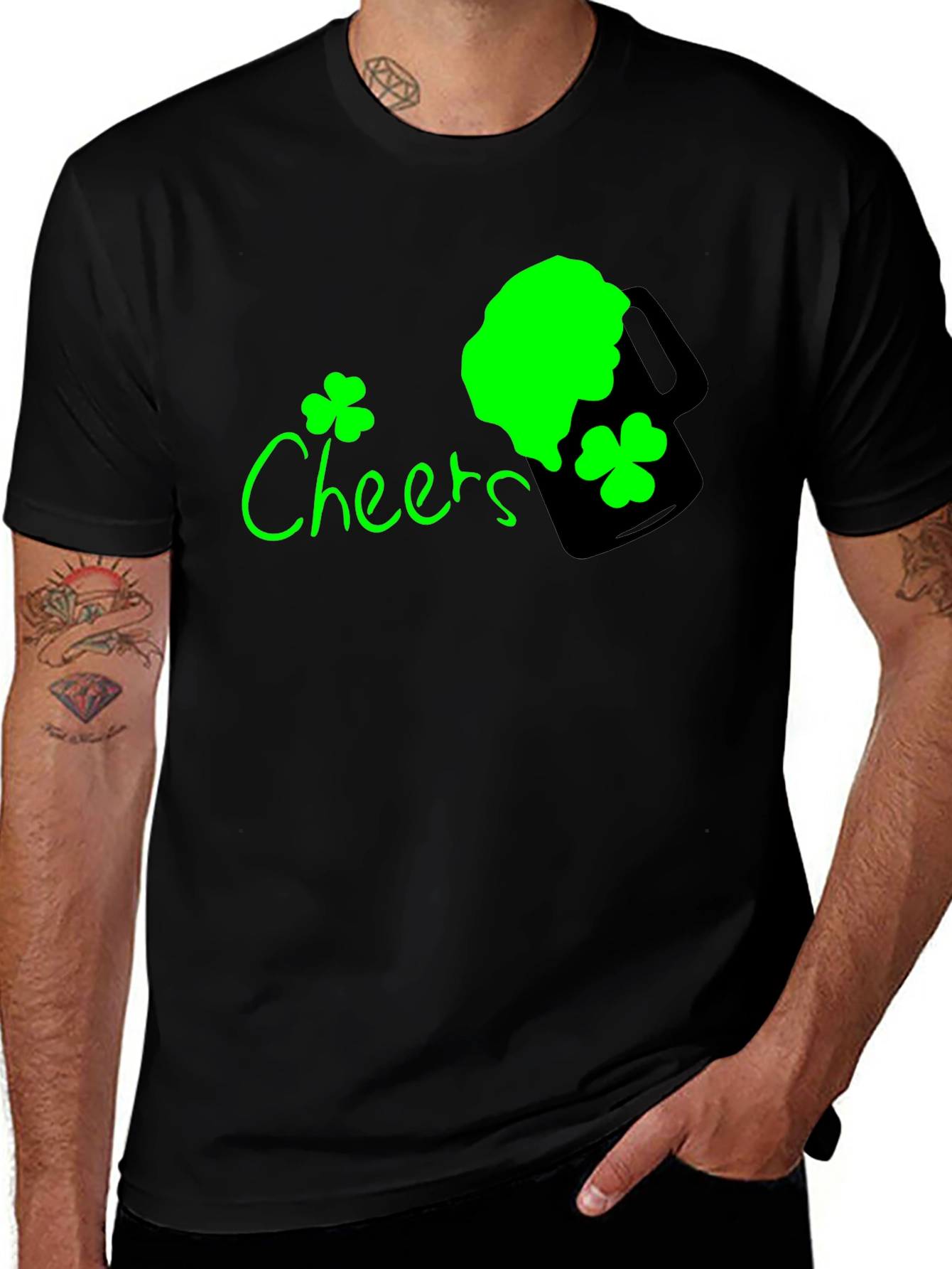 Cheers St. Patrick's Day Graphic T-Shirt