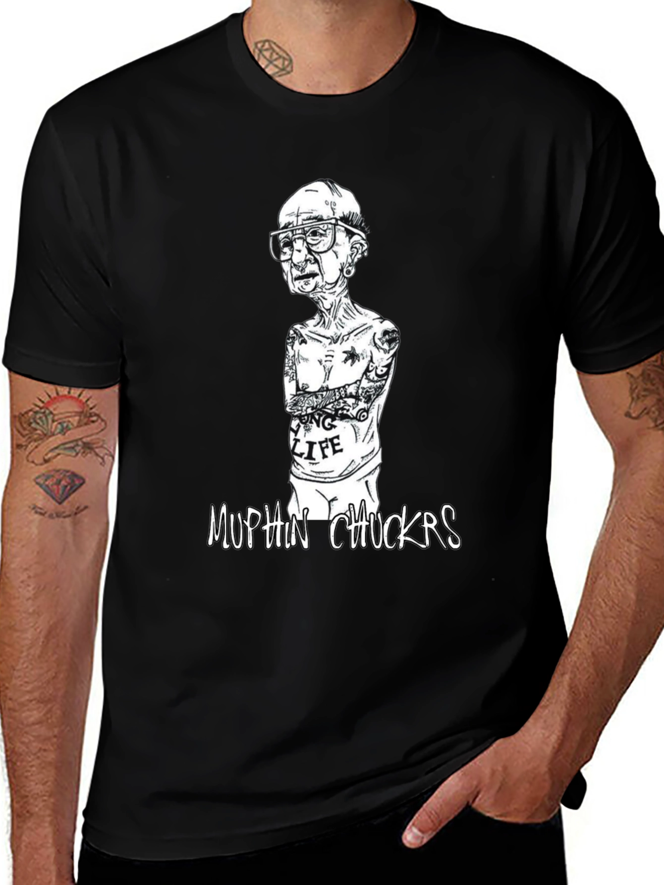 Variant 26 of Funny 'Muffin Chuckrs' Graphic Tee - Unisex