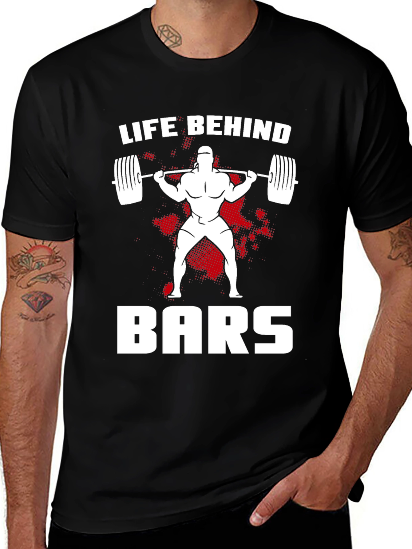 Variant 14 of Life Behind Bars Graphic T-Shirt