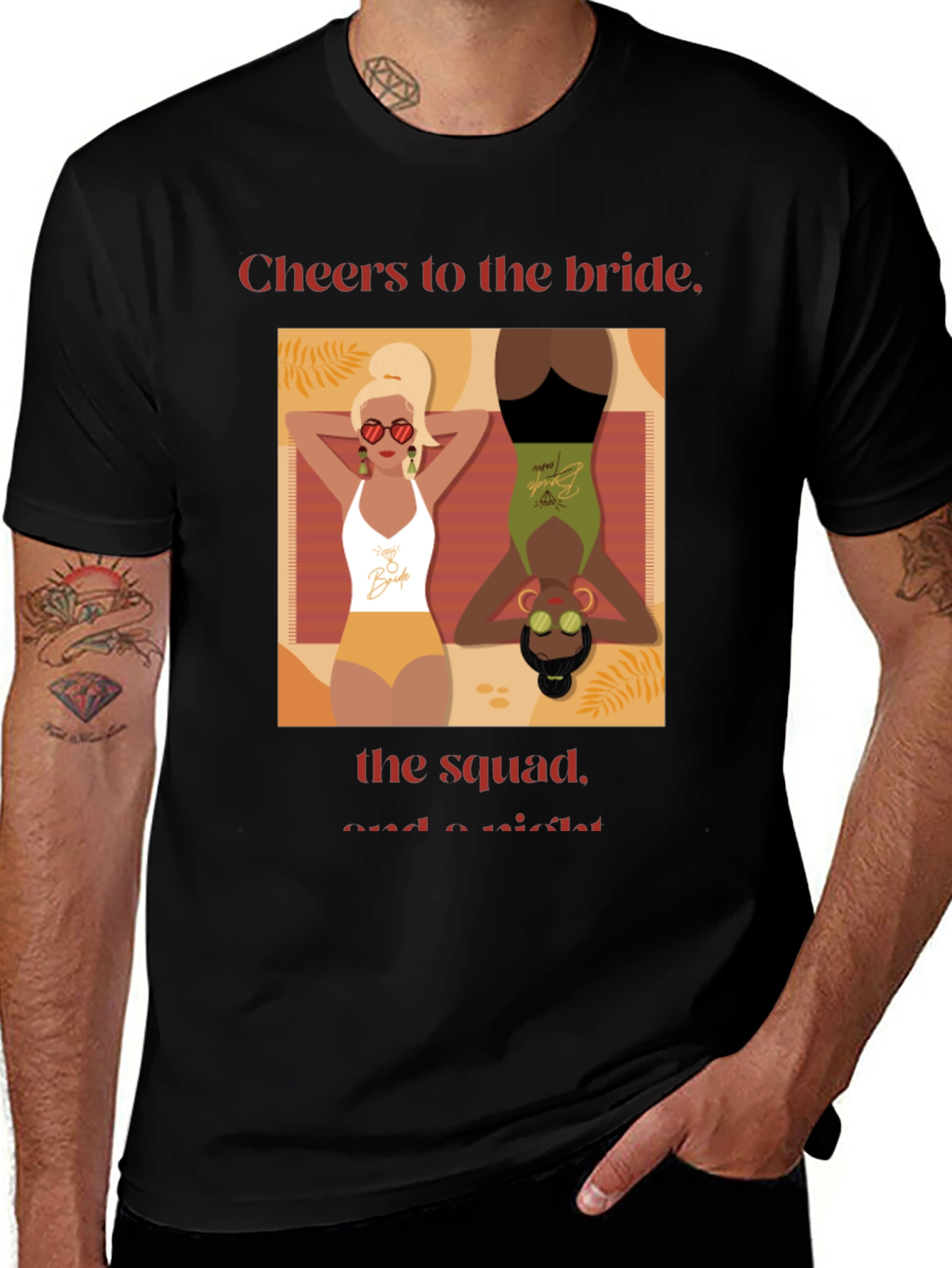 Variant 18 of Cheers to the Bride T-Shirt