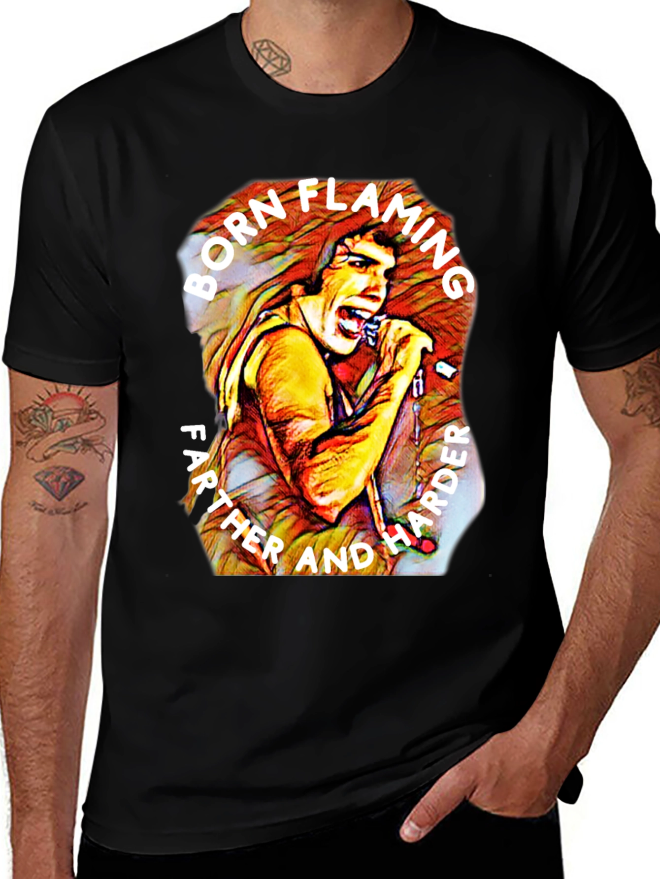 Variant 26 of Born Flaming T-Shirt