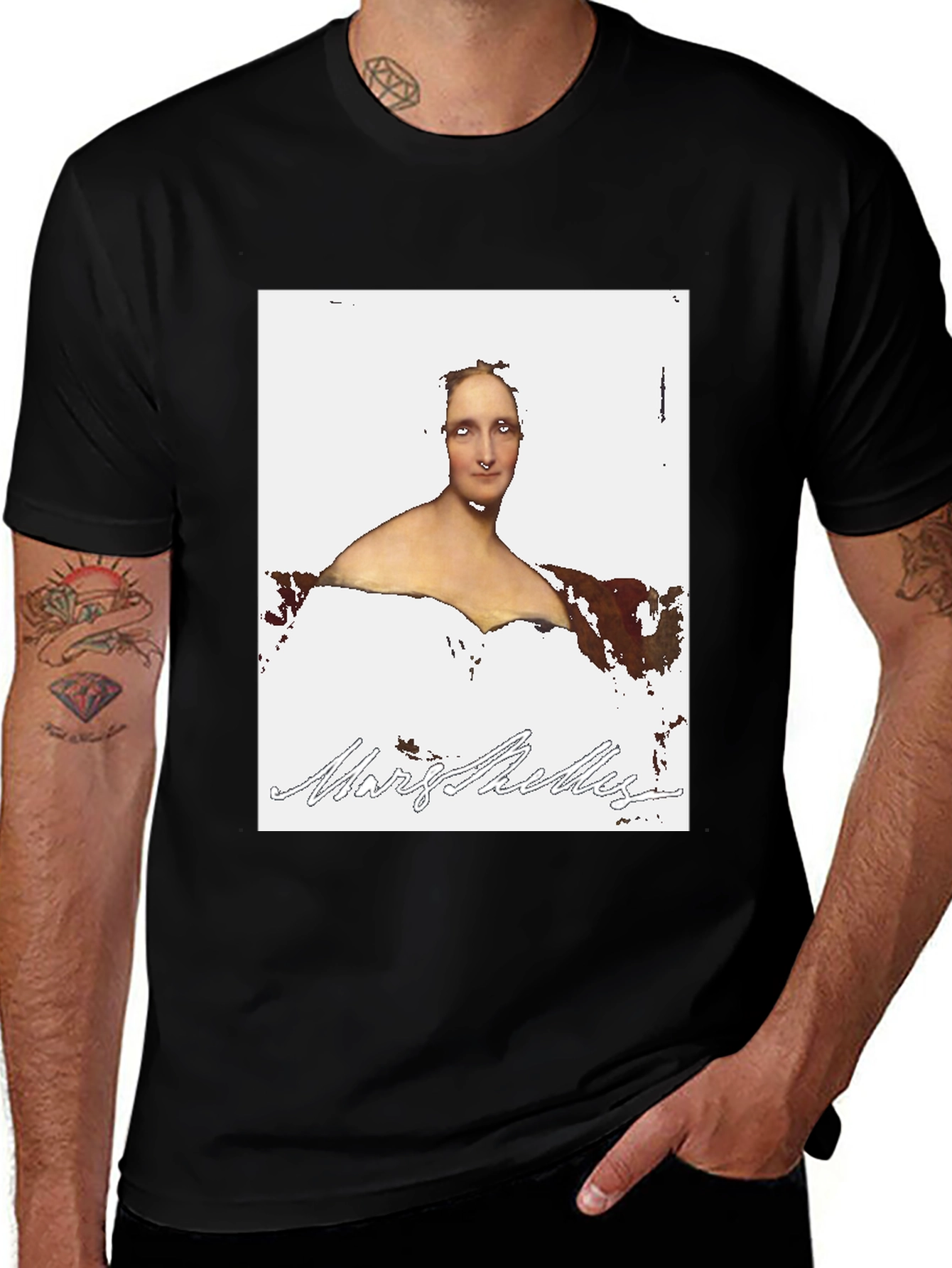 Mary Shelley Graphic Tee - Classic Style