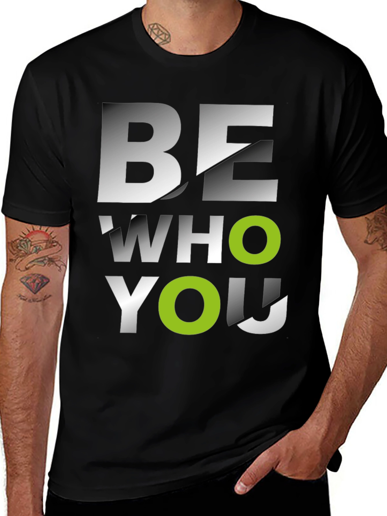Variant 15 of Be Who You Are Graphic Tee - Modern Style