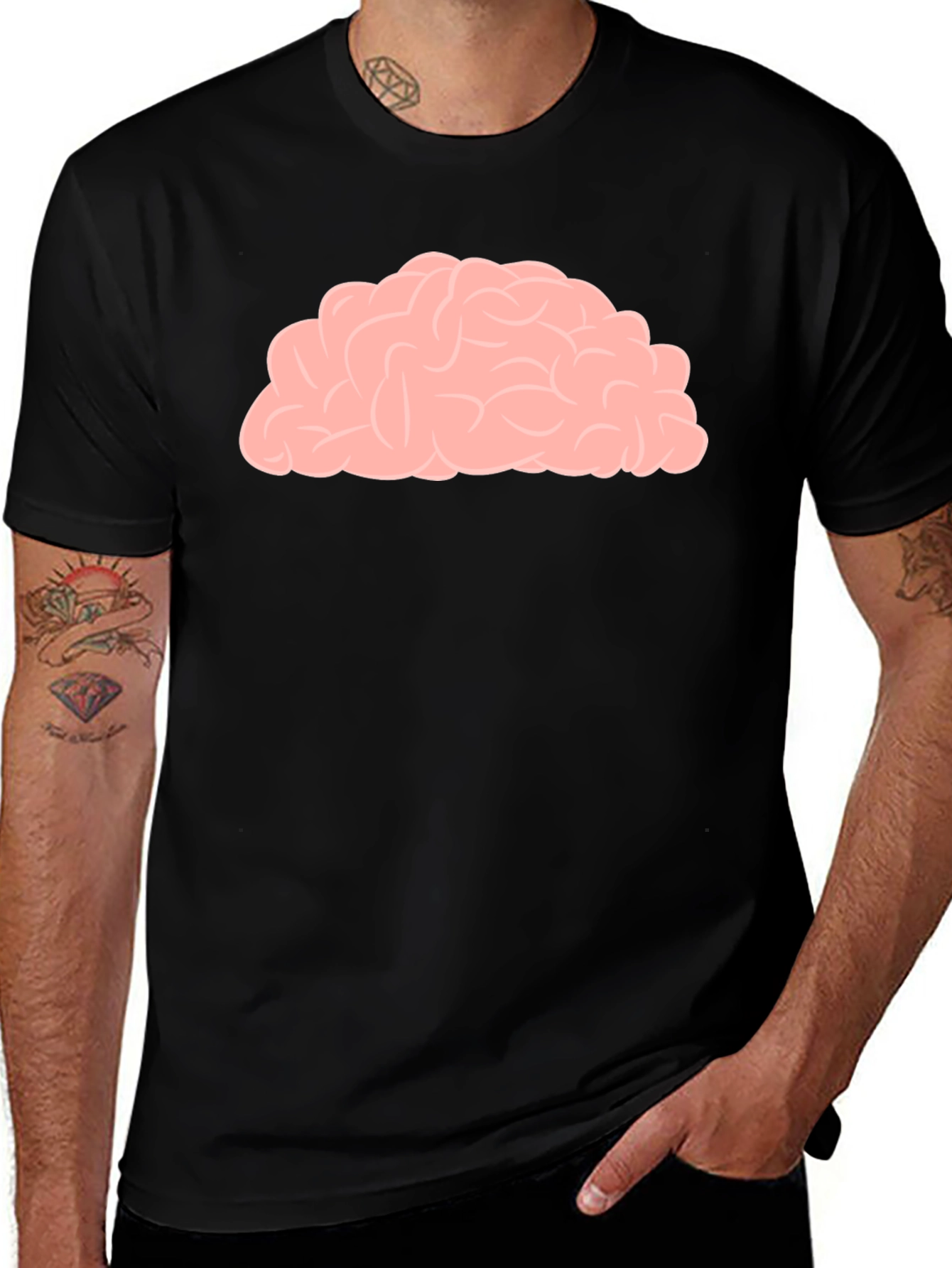 Variant 6 of Brain Graphic T-Shirt