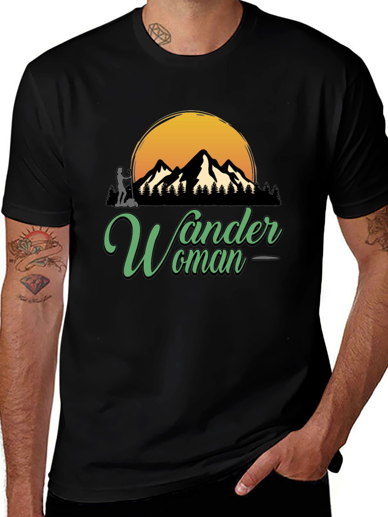 Variant 2 of Wander Woman Graphic Tee: Adventure & Style