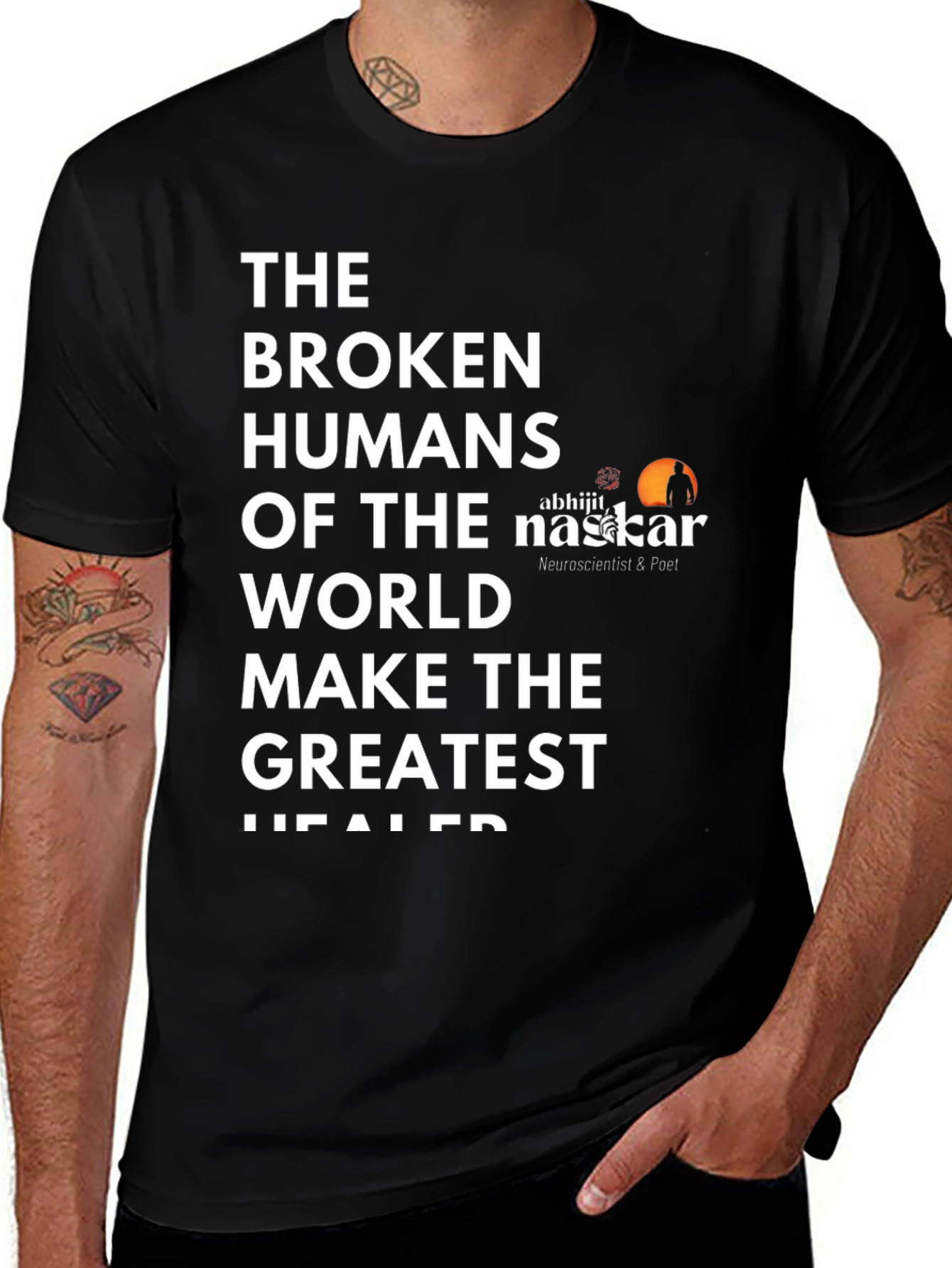 Variant 30 of Broken Humans T-Shirt - Inspirational Graphic Tee