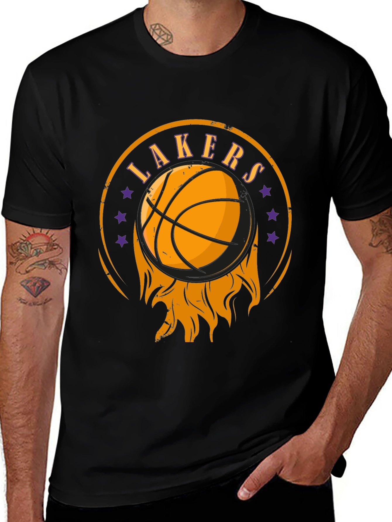 Lakers Basketball Graphic T-Shirt