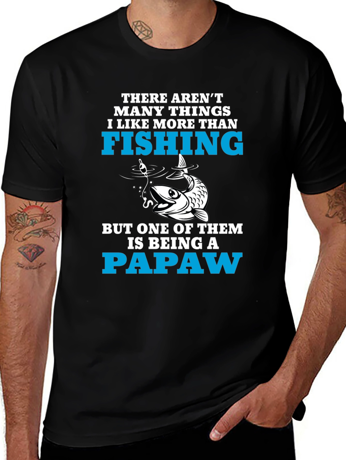 Variant 17 of Fishing Papaw T-Shirt - Gift for Grandfathers
