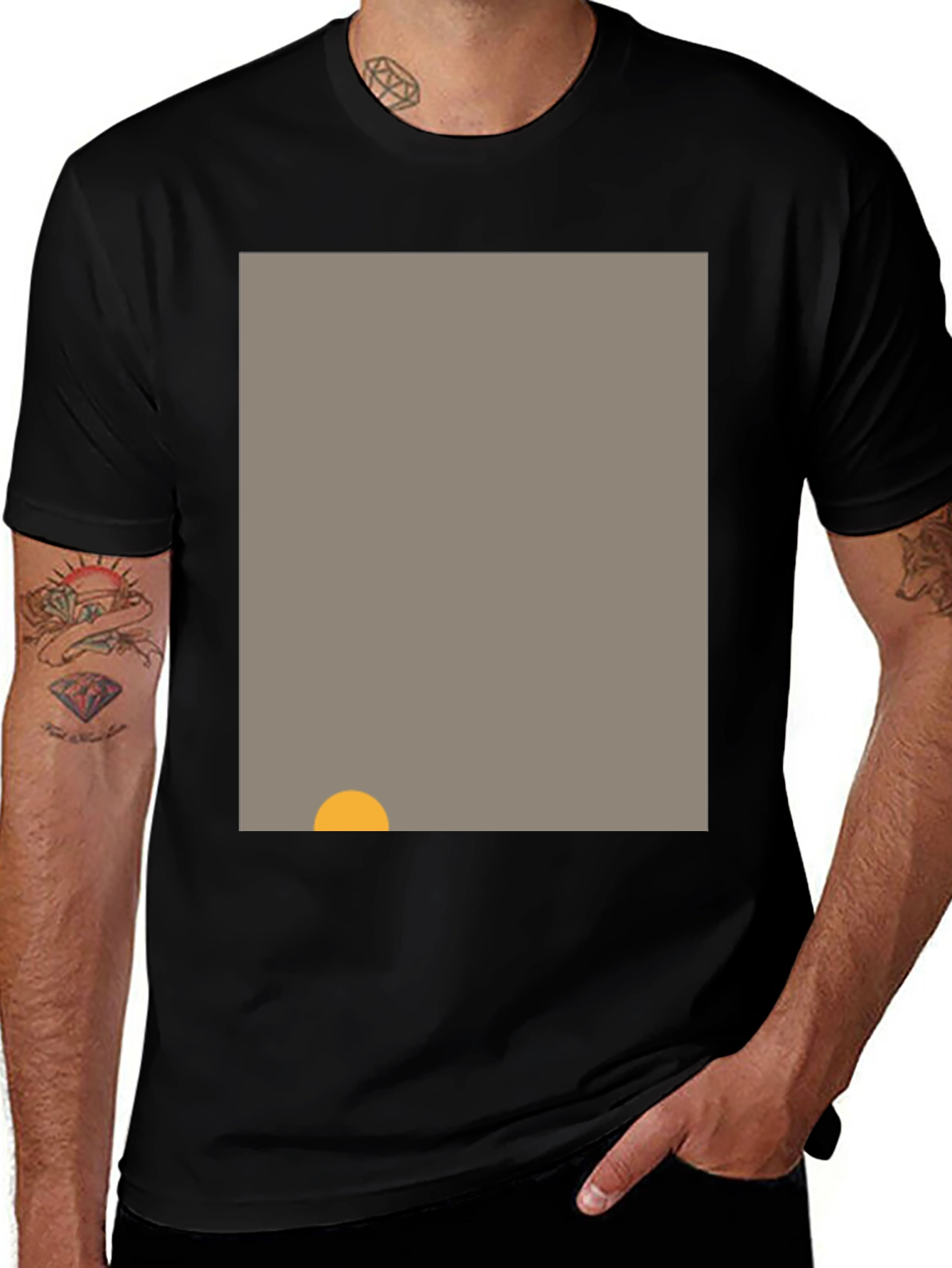 Variant 6 of Minimalist Sunset Tee - Stylish Graphic T-Shirt