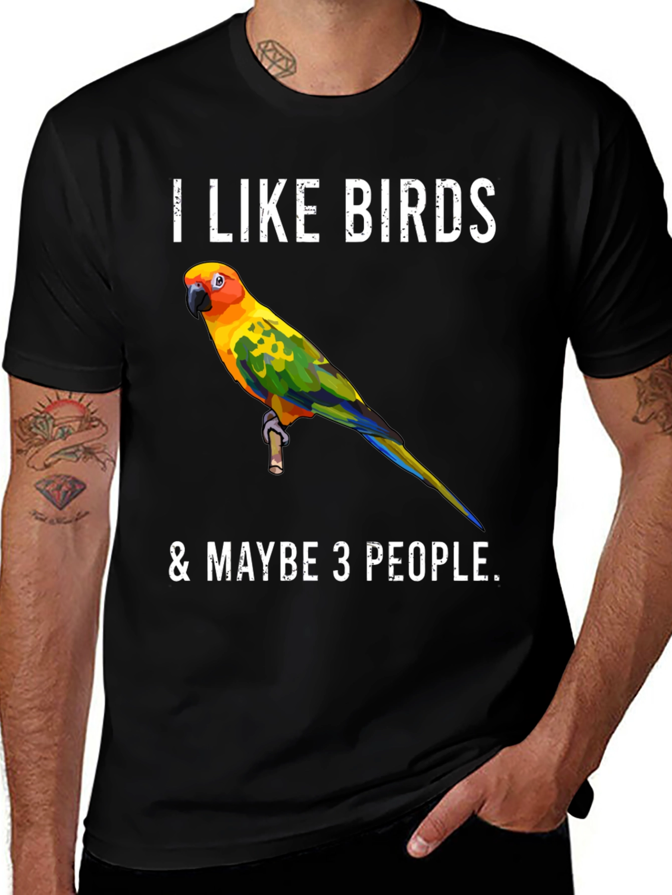 I Like Birds & Maybe 3 People T-Shirt