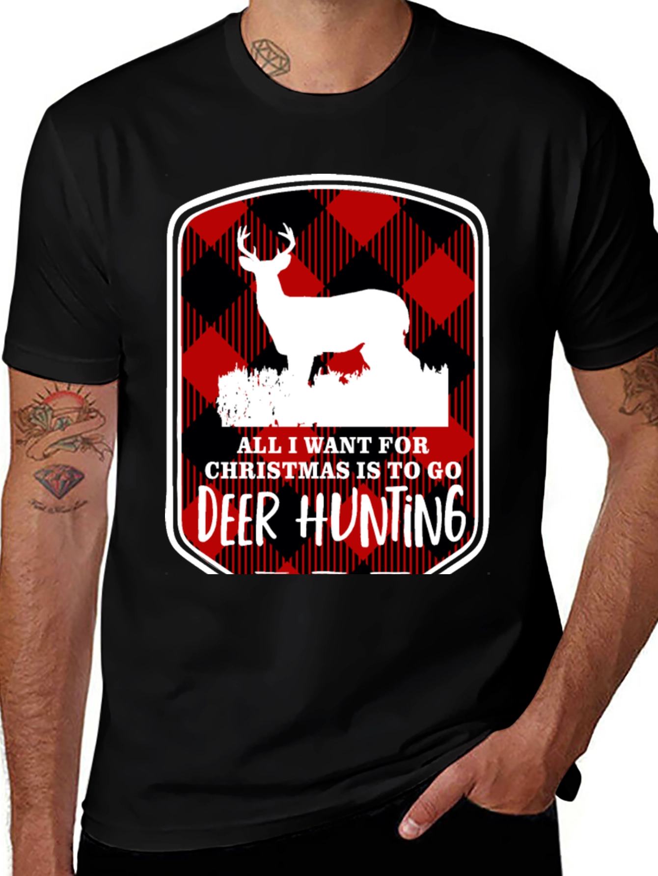 Deer Hunting Christmas T-Shirt
