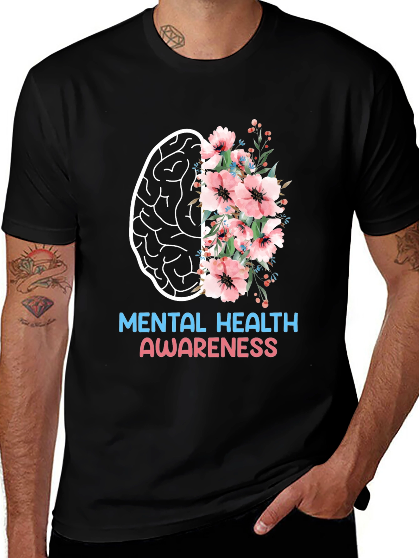 Variant 12 of Mental Health Awareness Graphic T-Shirt