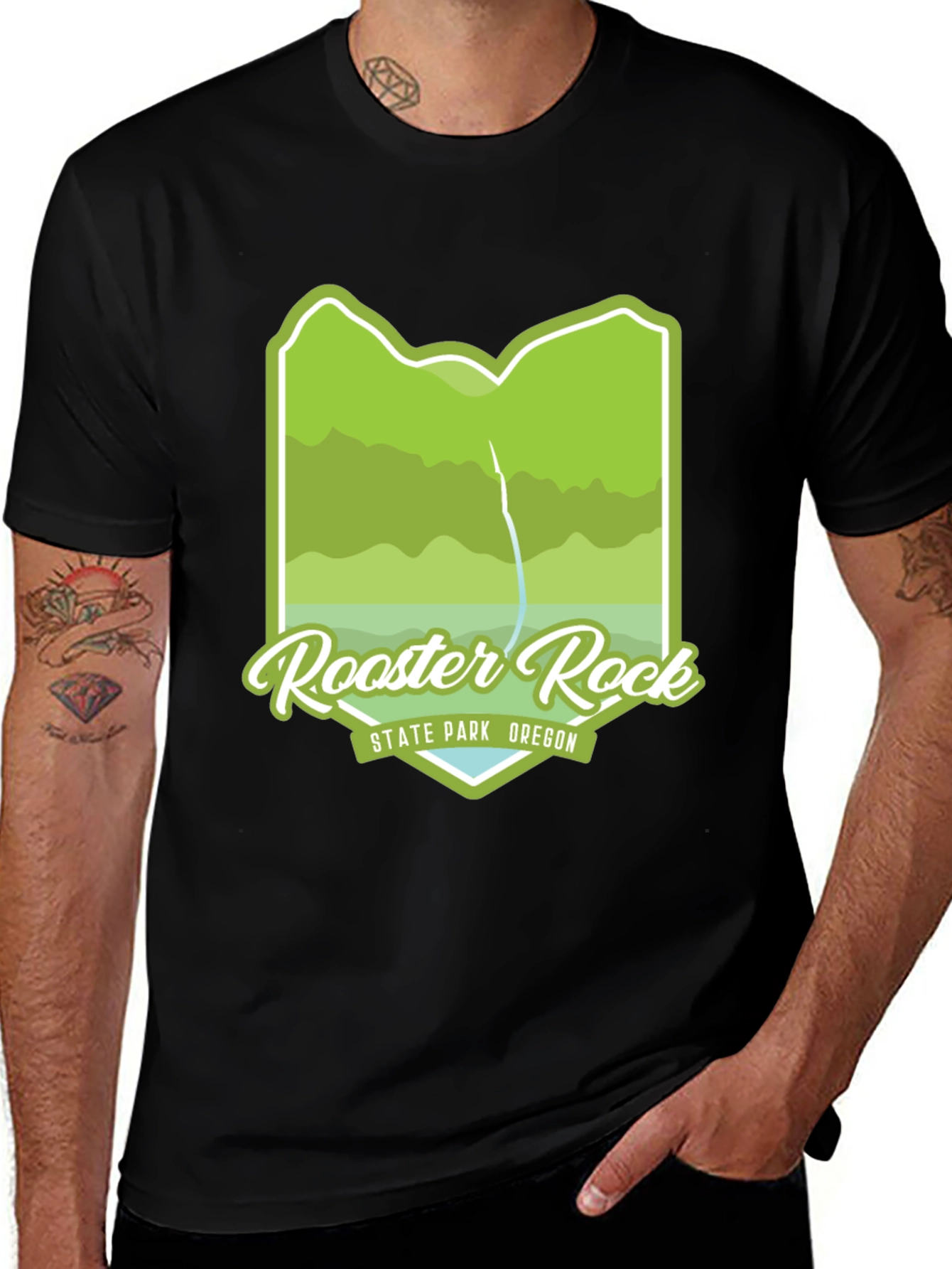 Variant 3 of Rooster Rock State Park Oregon T-Shirt