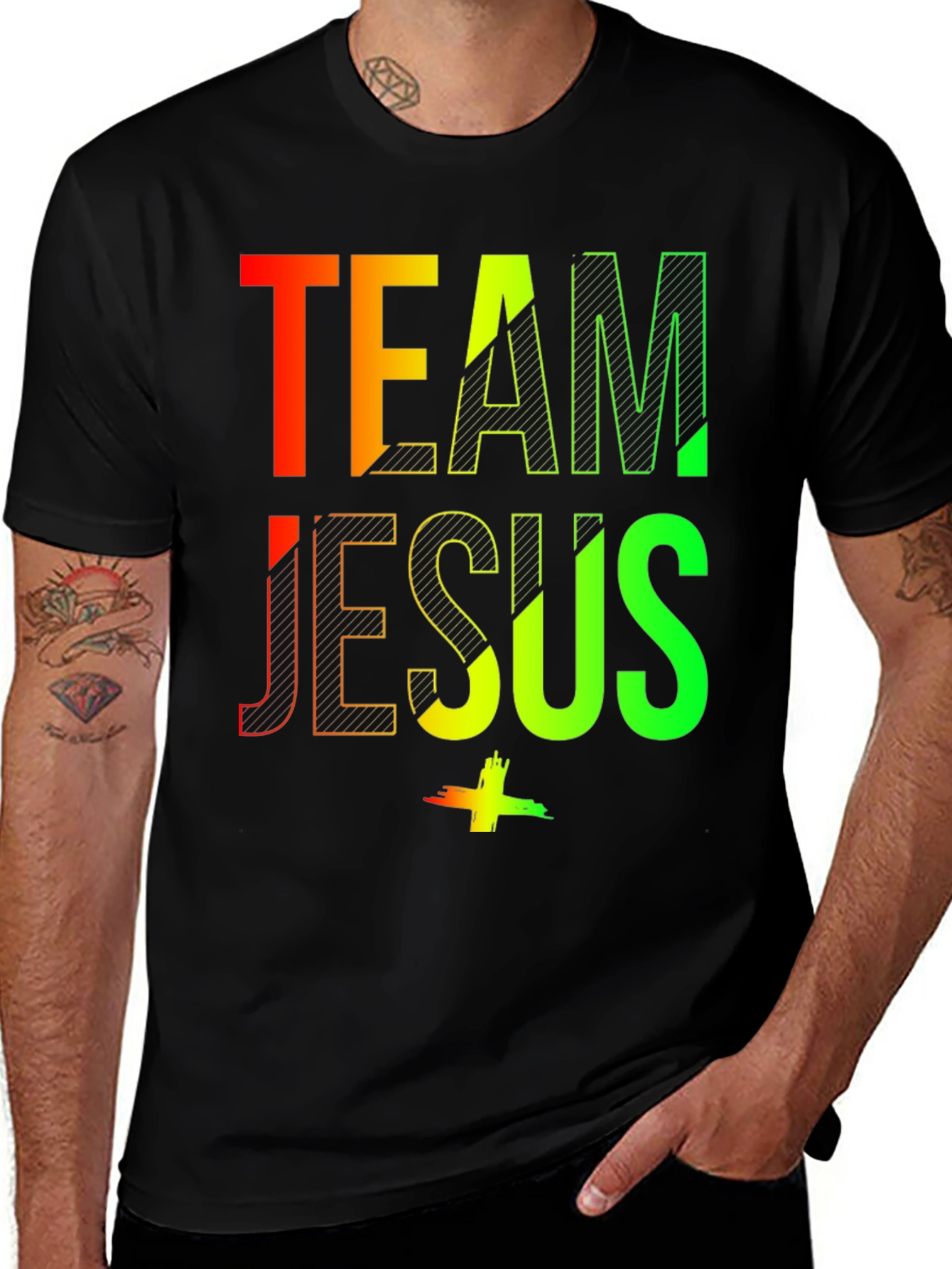 Team Jesus Graphic T-Shirt - Religious Apparel