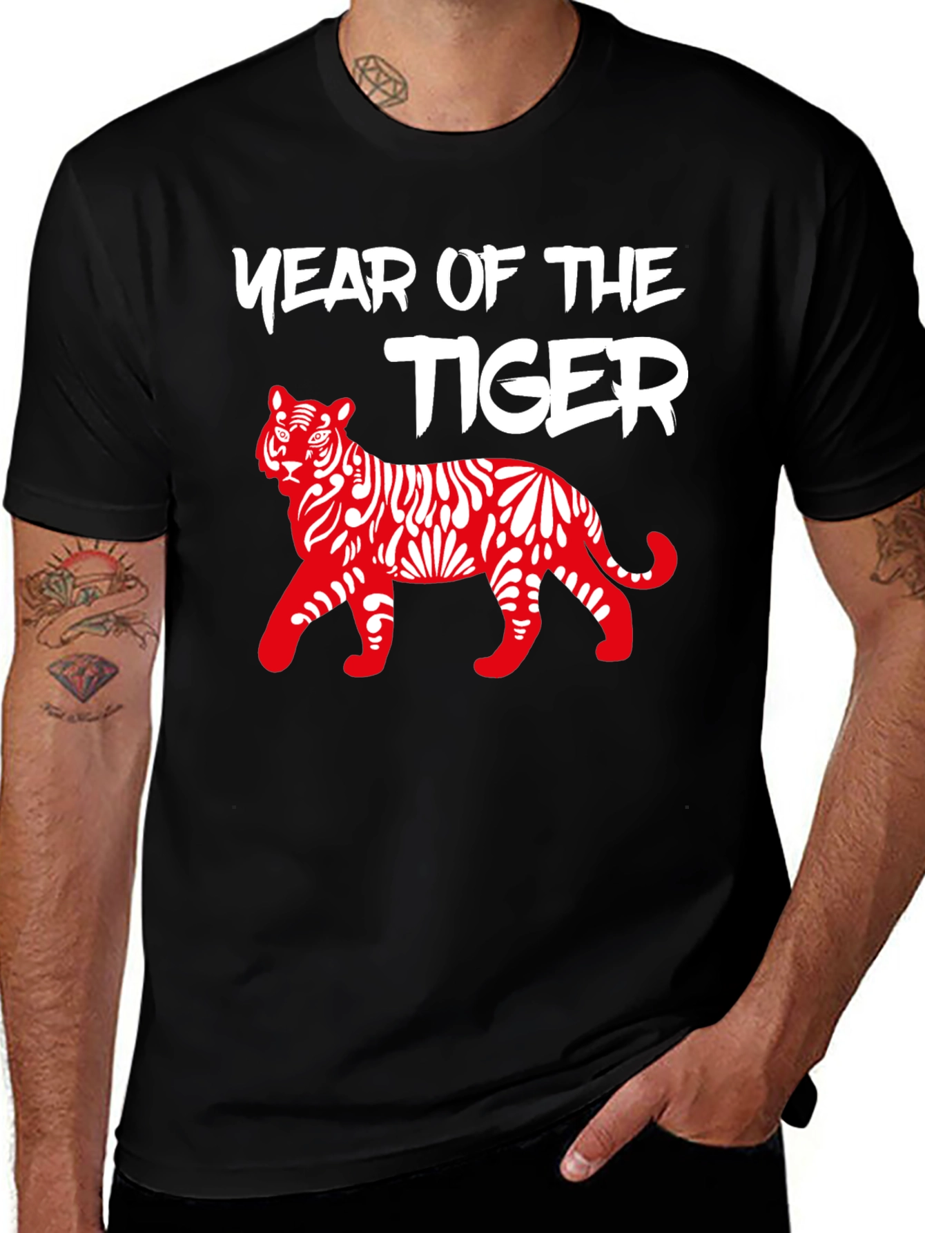 Variant 6 of Year of the Tiger Graphic T-Shirt