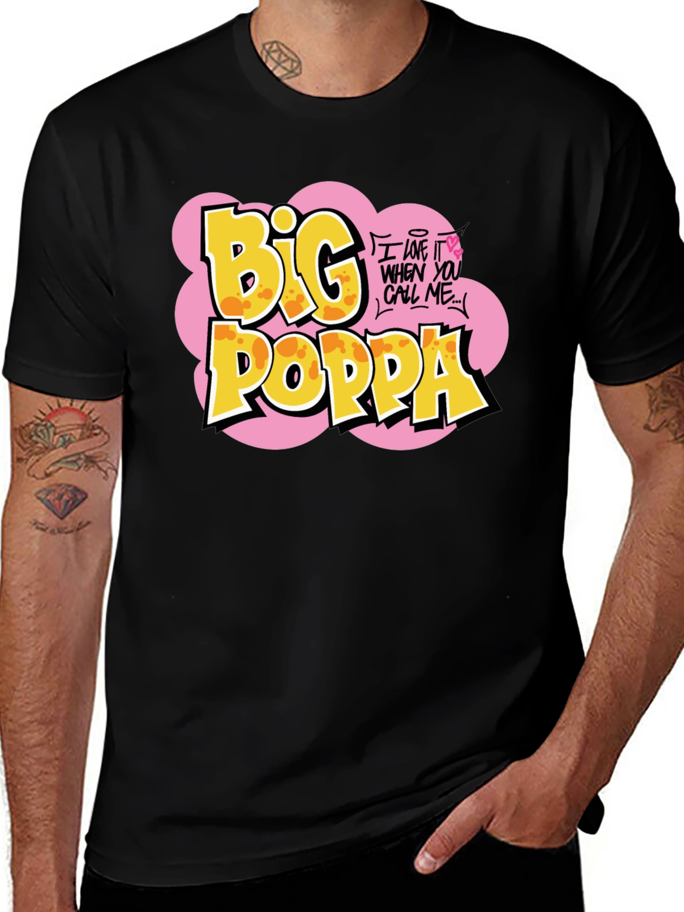 Variant 22 of Big Poppa Graphic T-Shirt - Hip Hop Style