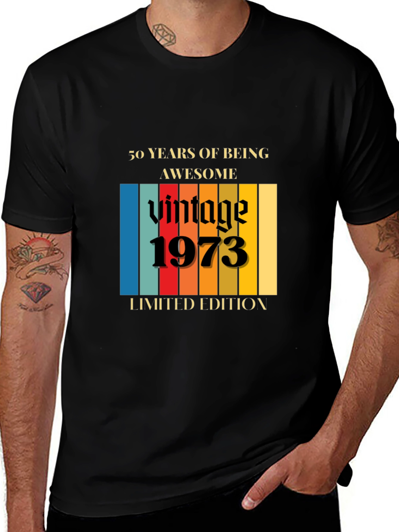 Variant 8 of Vintage 1973 Limited Edition 50th Birthday T-Shirt