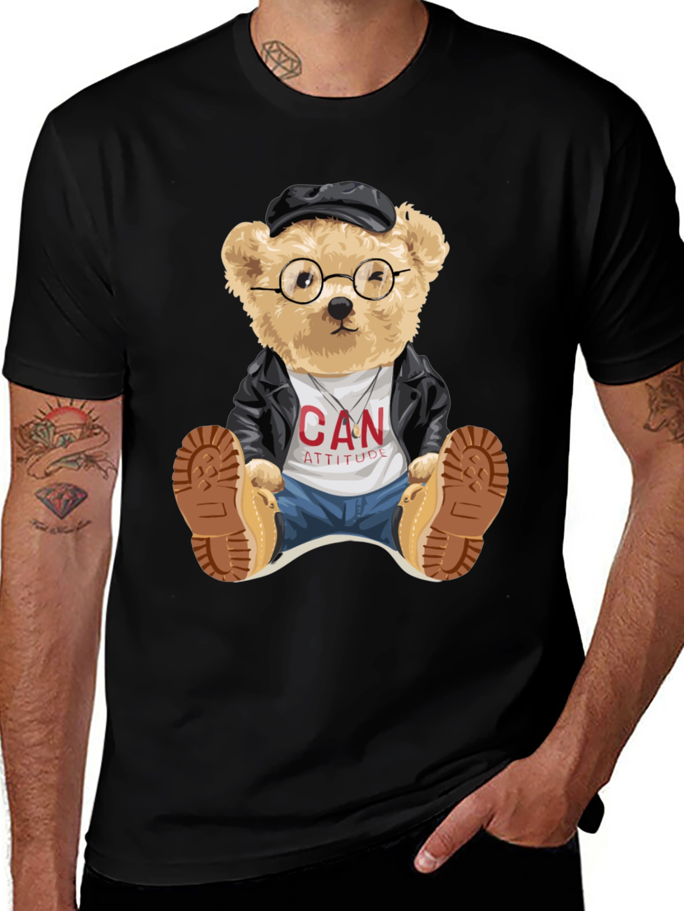 Variant 8 of Trendy Teddy Bear Graphic Tee