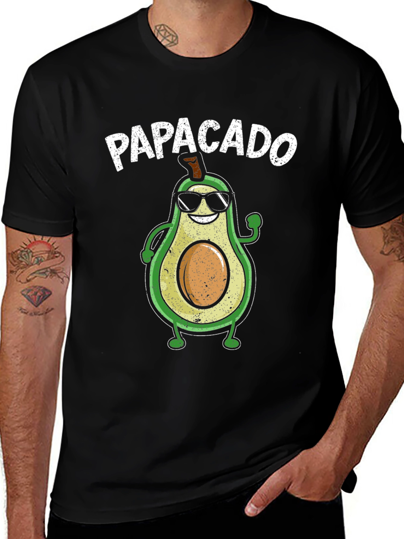 Variant 16 of Papacado Avocado Graphic Tee - Funny Dad Shirt