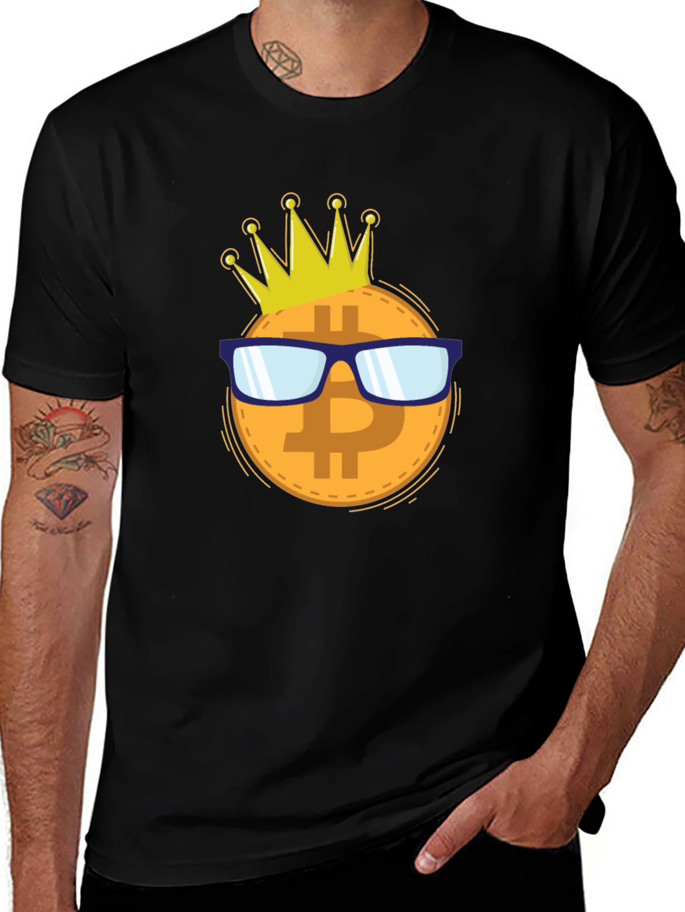 Bitcoin King T-Shirt - Crypto Currency Tee