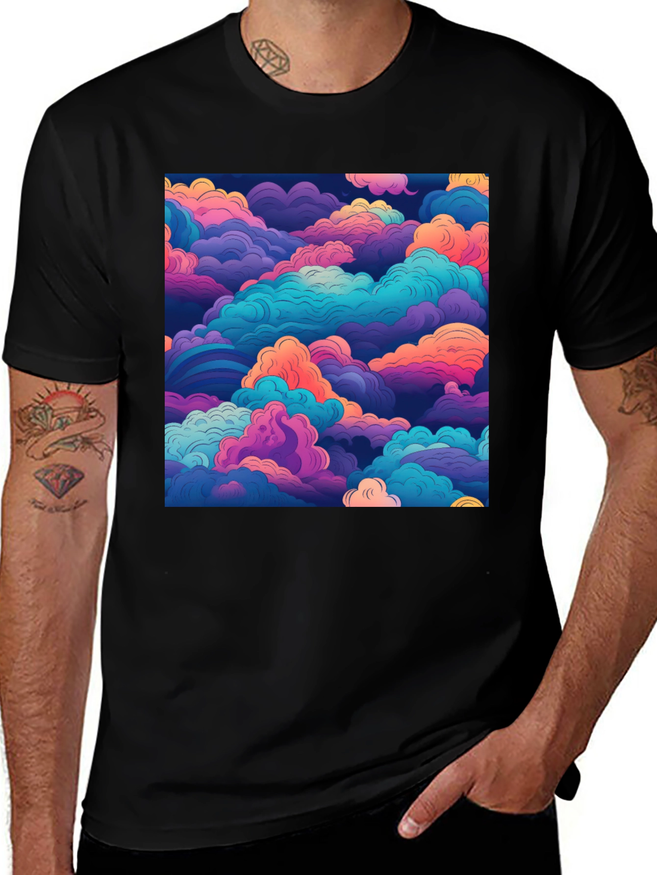 Variant 30 of Cloudscape T-Shirt - Soft Cotton Graphic Tee