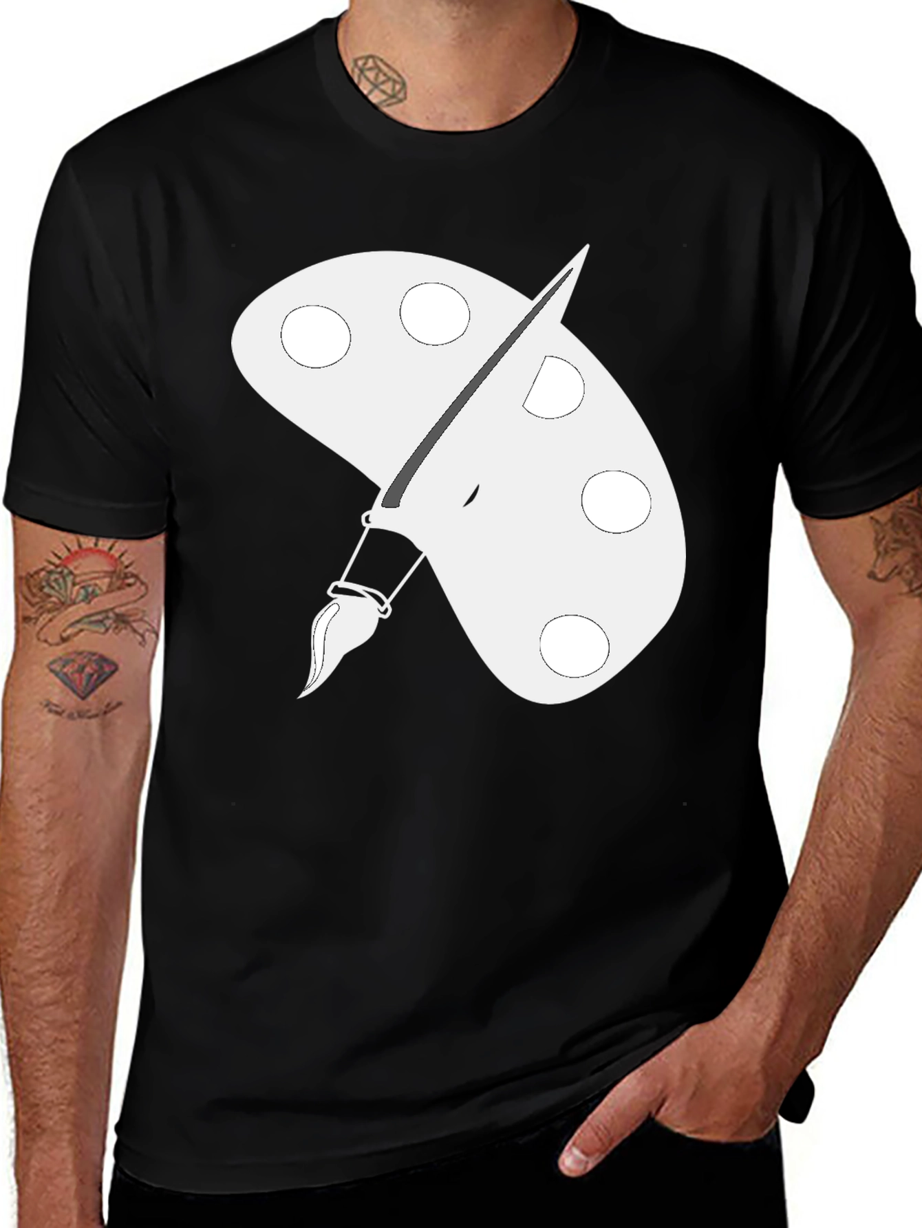 Variant 25 of Artist's Palette Graphic T-Shirt