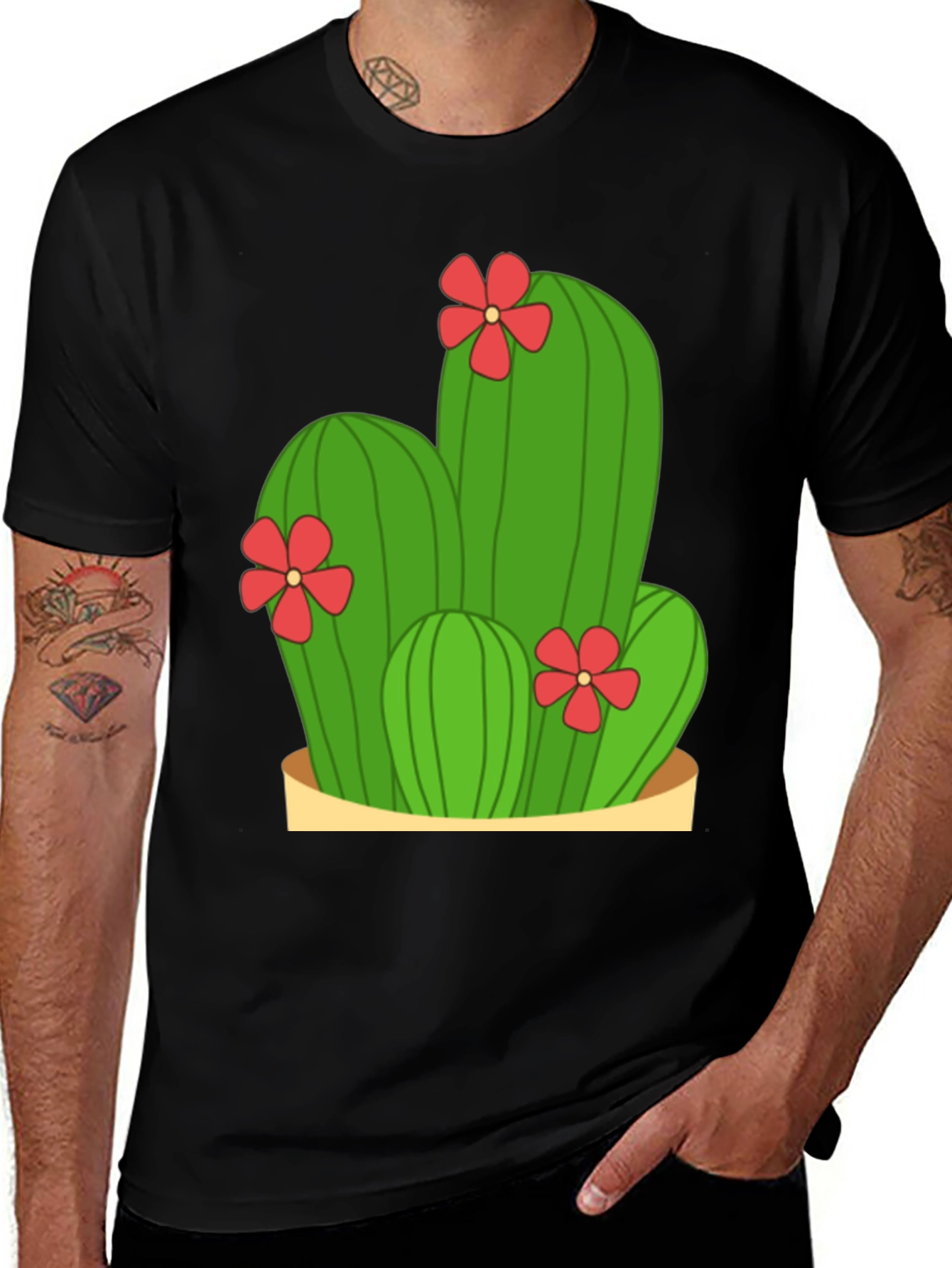 Variant 20 of Cactus Flower Graphic Tee