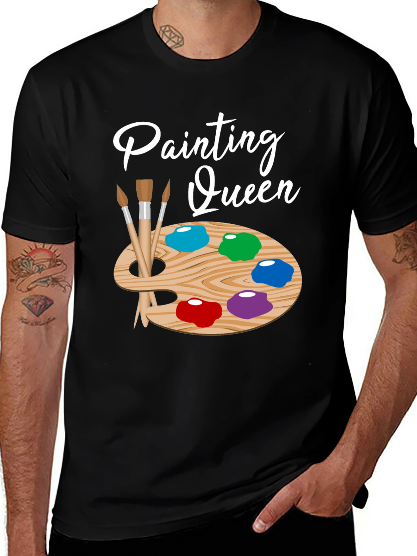 Variant 7 of Painting Queen T-Shirt