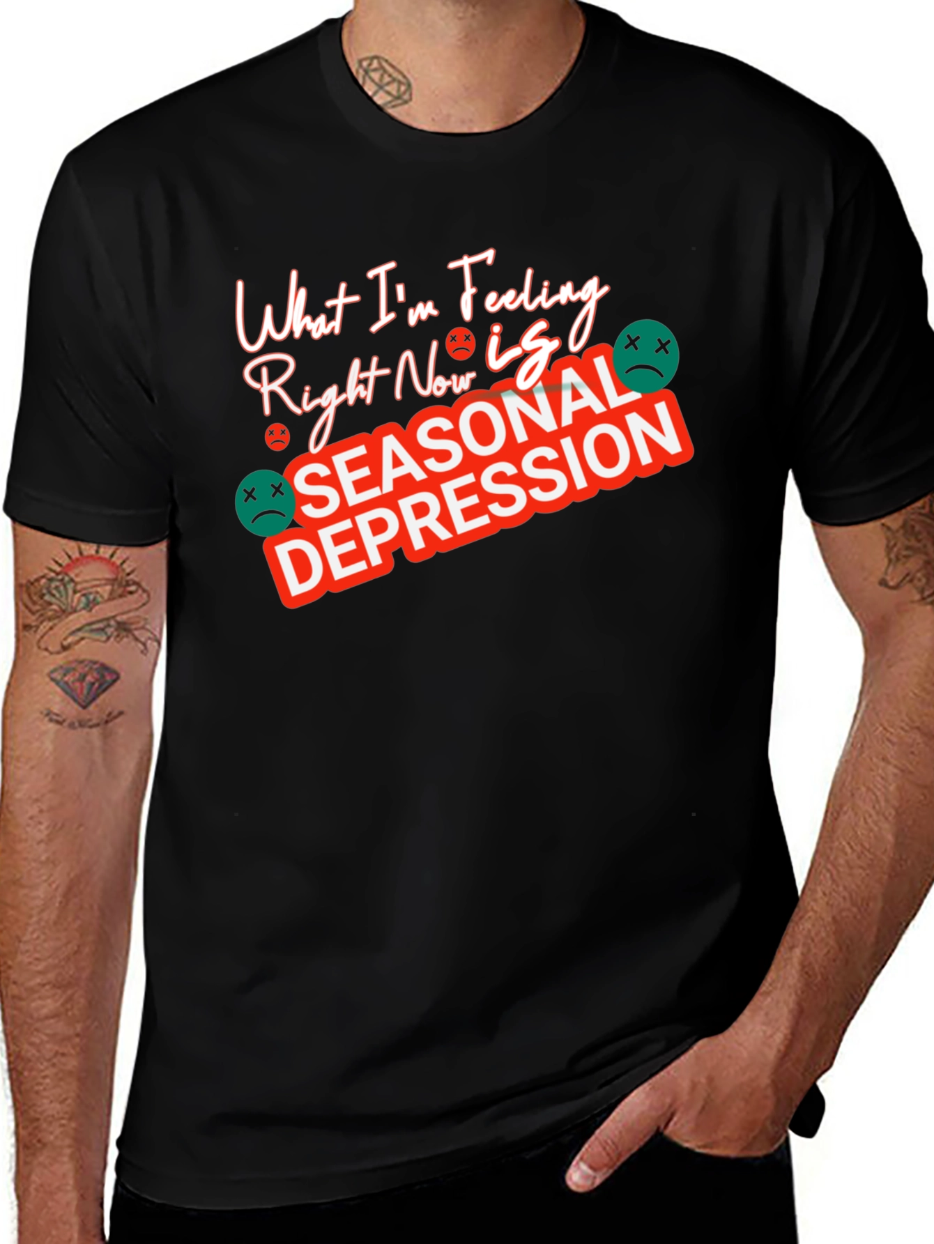 Variant 22 of Seasonal Depression Graphic T-Shirt