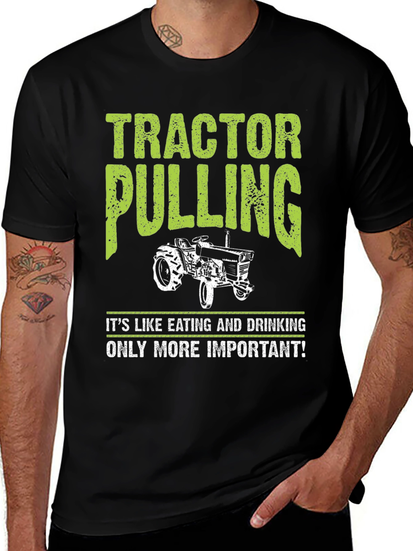 Tractor Pulling T-Shirt - It's More Important!